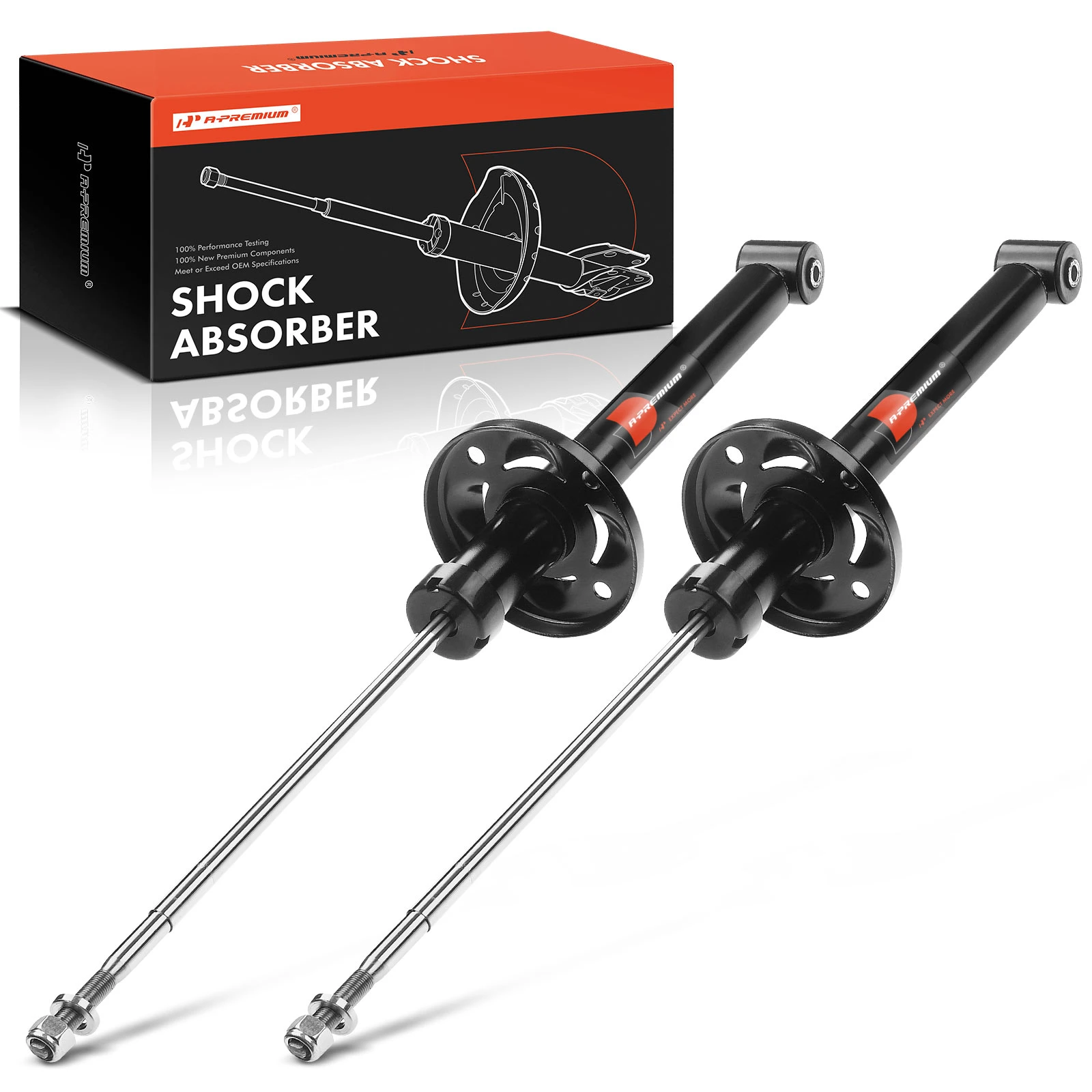 2 Pcs Rear Shock Absorber