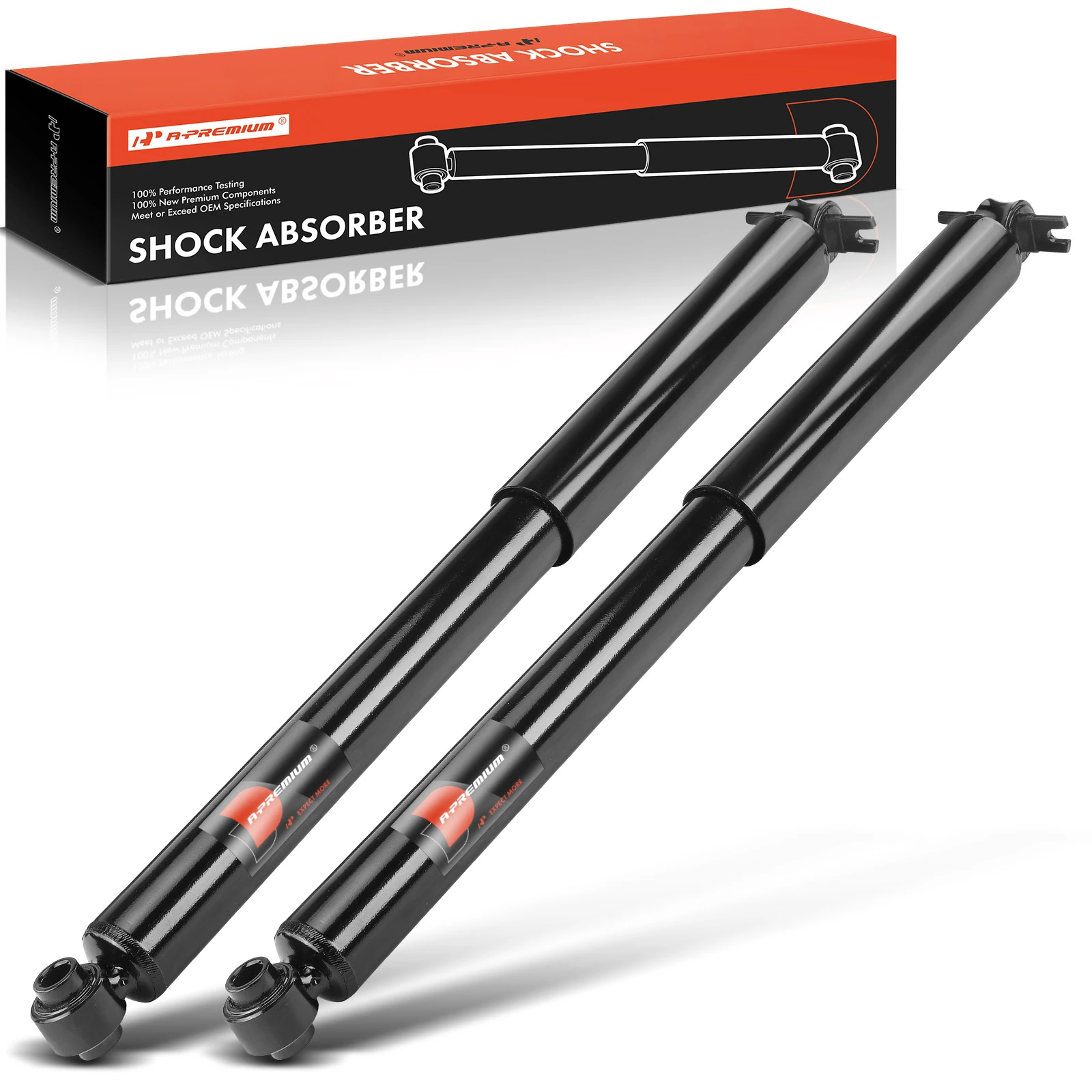 1995-1999 Chevrolet Tahoe 2pc Shock Absorber Rear Driver & Passenger A-Premium APSA2303