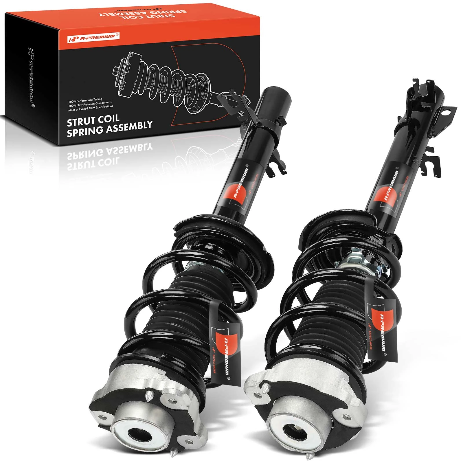 2 Pcs Front Complete Strut & Coil Spring Assembly for 2014-2023 Ram ProMaster 3500