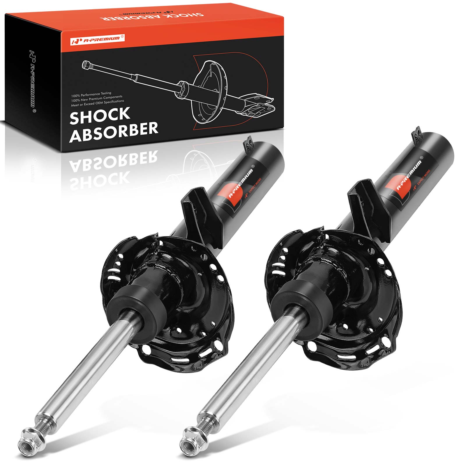 2 Pcs Front Strut Shock Absorber