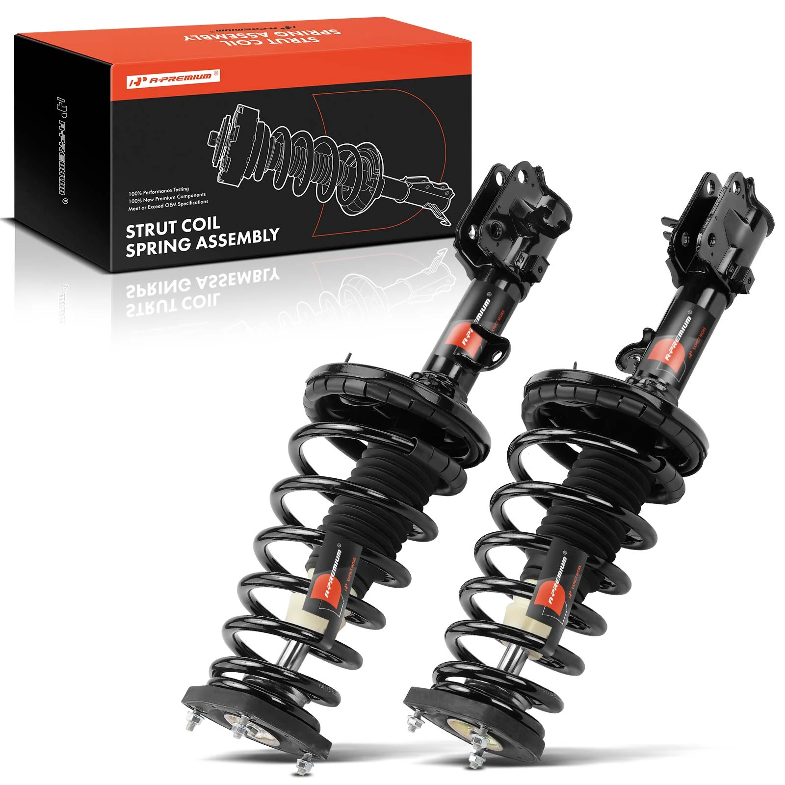 Evan-Fischer Front Loaded Struts For 2010-2012 Chevy Camaro 3.6L – Pair (Driver & Passenger)