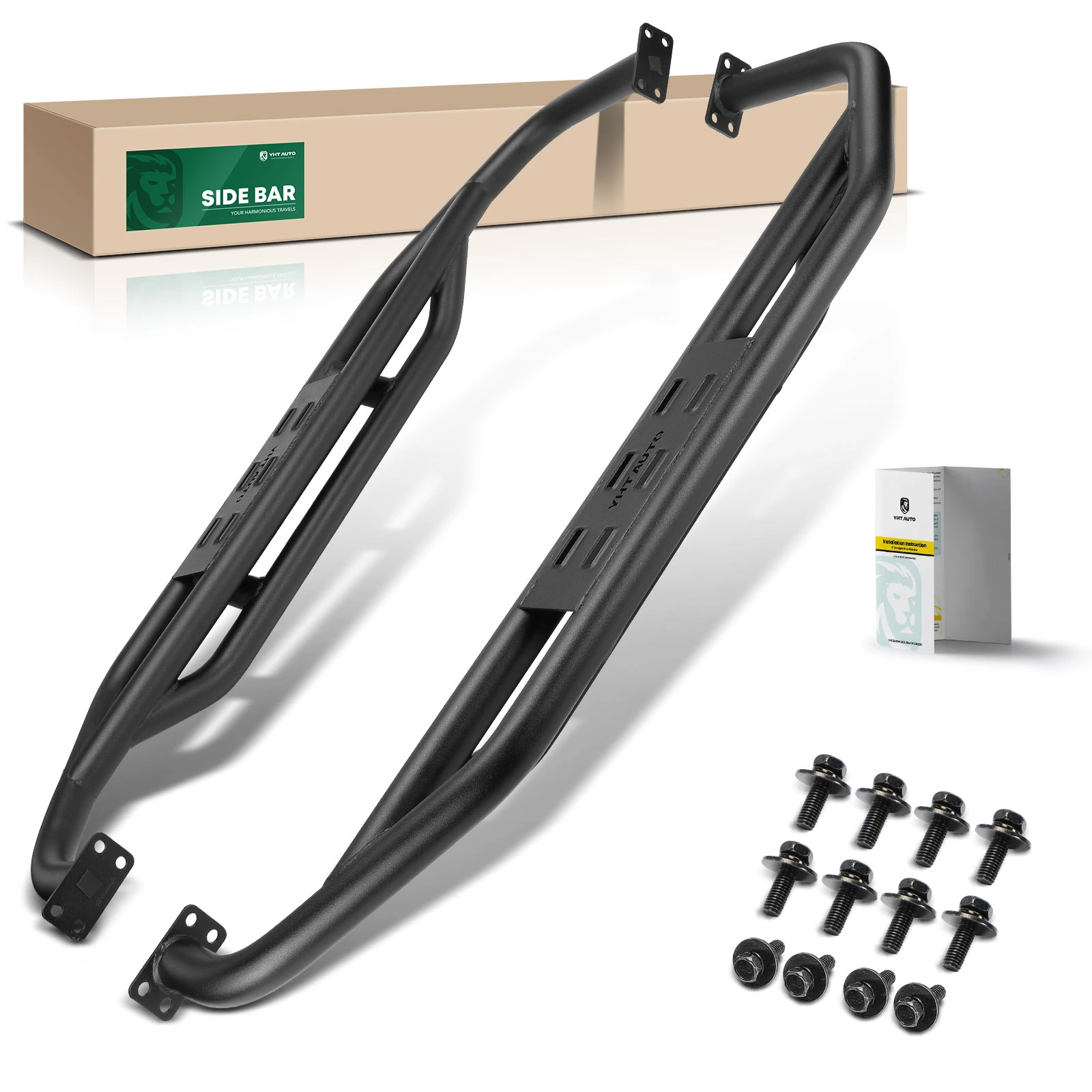 Textured Black Side Step Bars