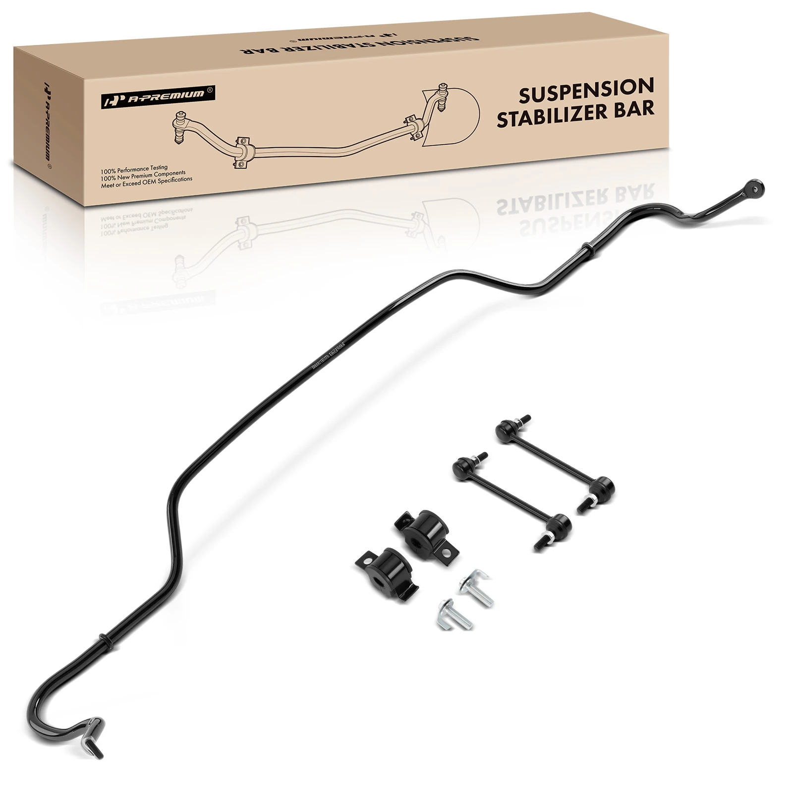 Rear Suspension Sway Bar with Bushing Kit for 2005-2009 Buick LaCrosse