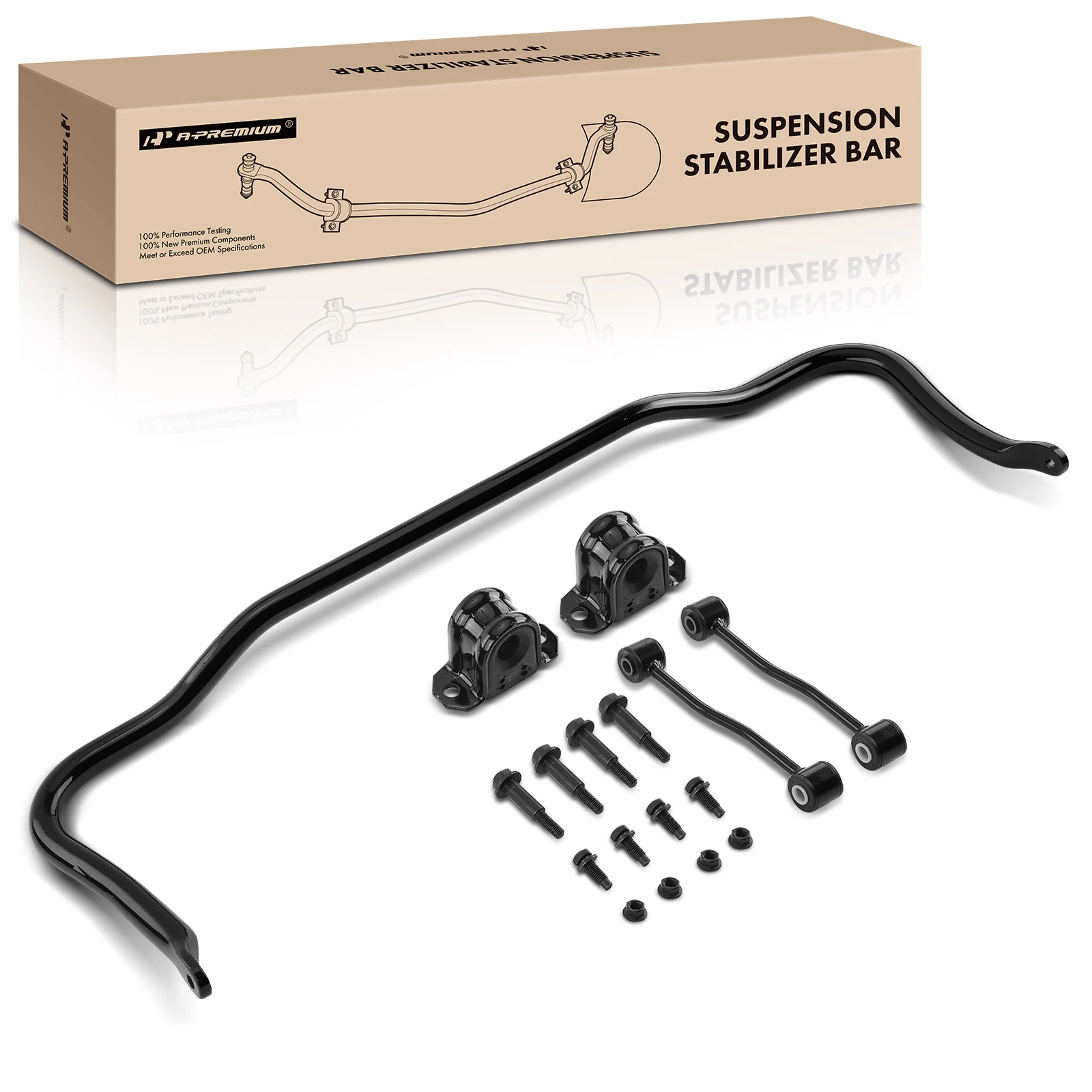 Front Suspension Sway Bar with Bushing Kit for 1999-2004 Jeep Grand Cherokee