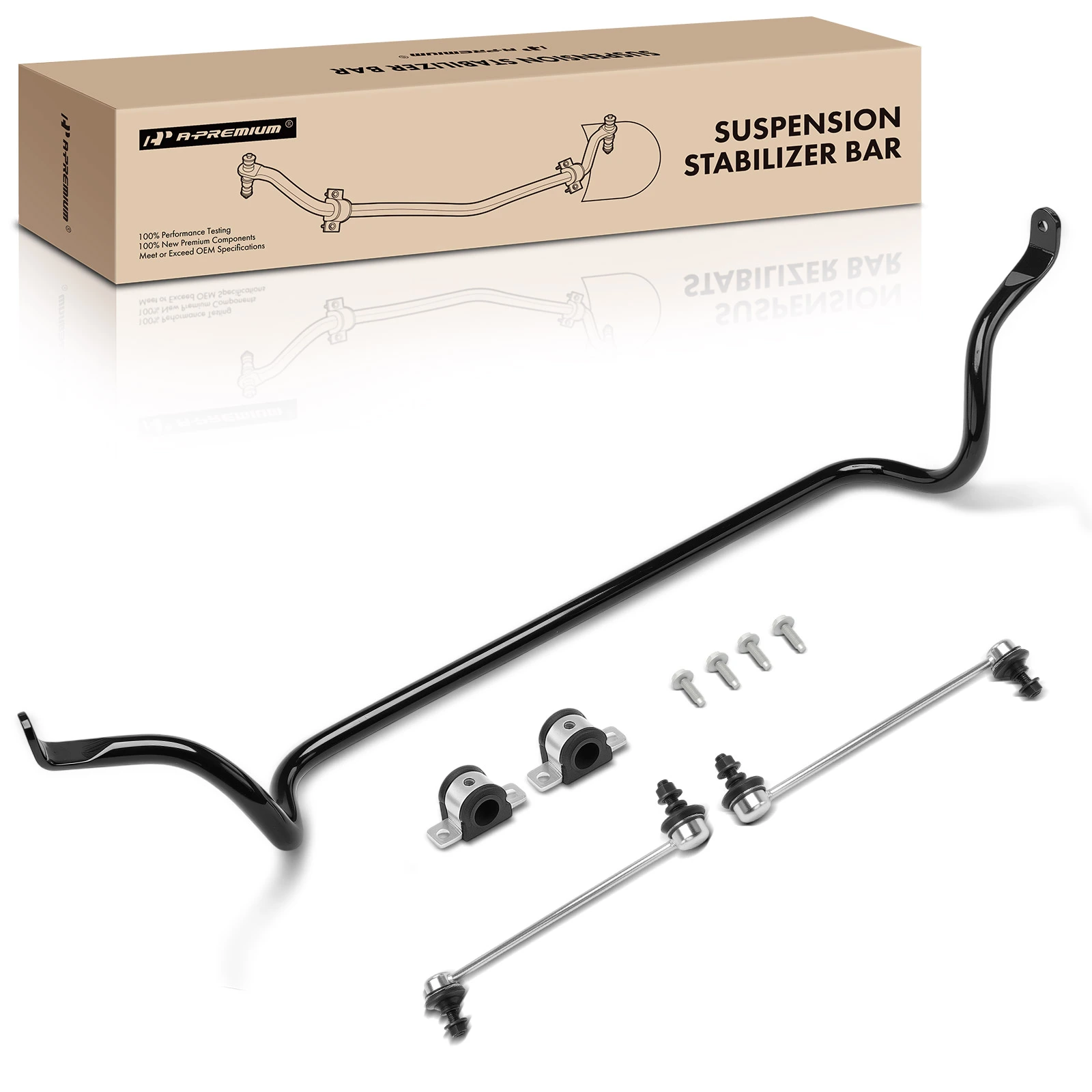 Front Suspension Sway Bar with Bushing Kit