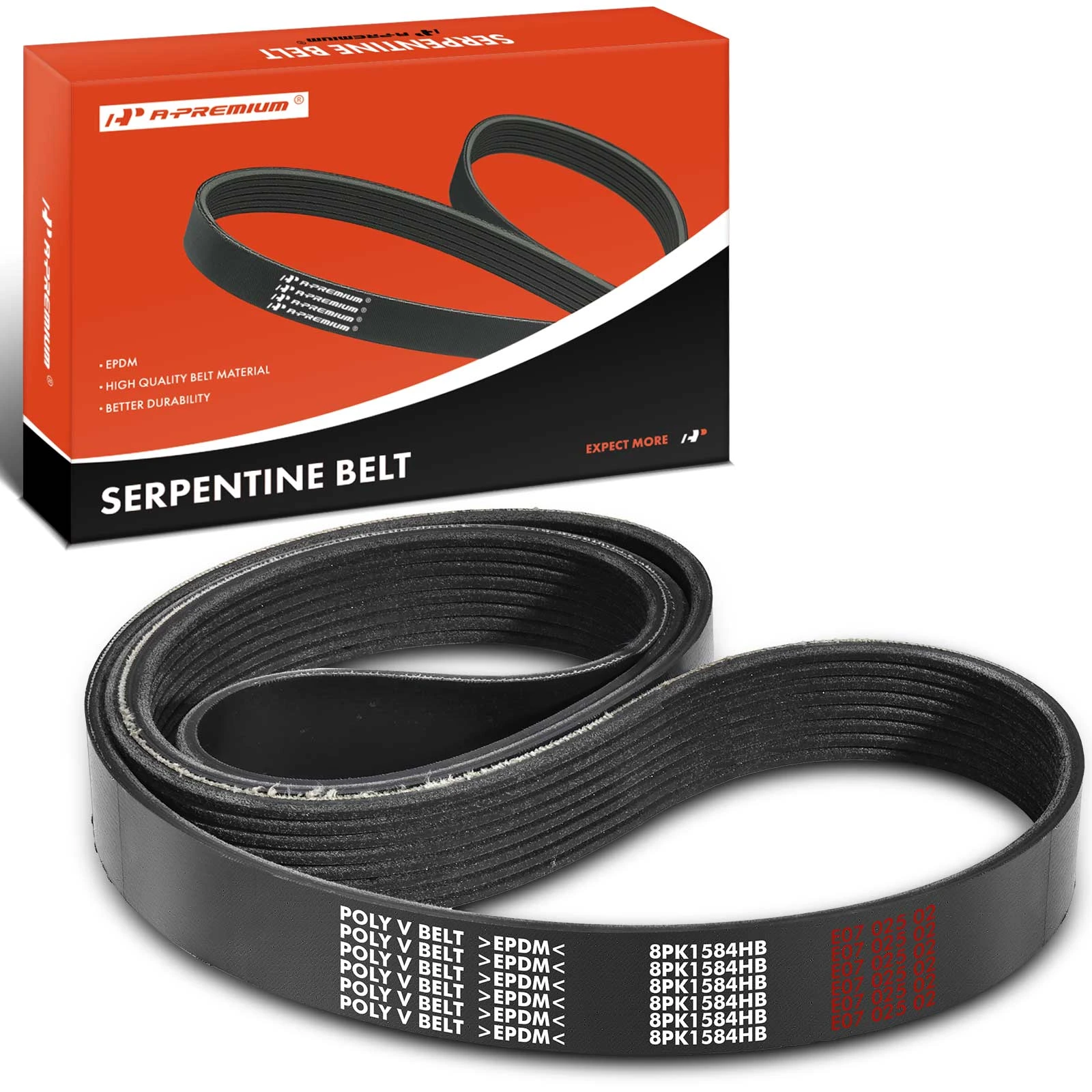 62.37 inch Heavy Duty Serpentine Belt