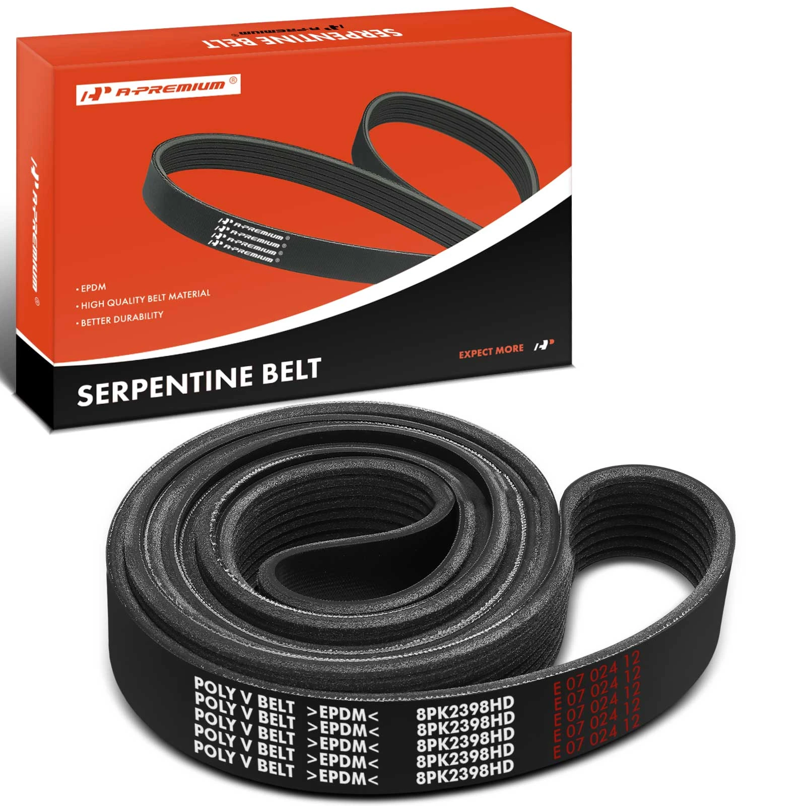 94.39 inch Heavy Duty Serpentine Belt for 2012 Mack LEU