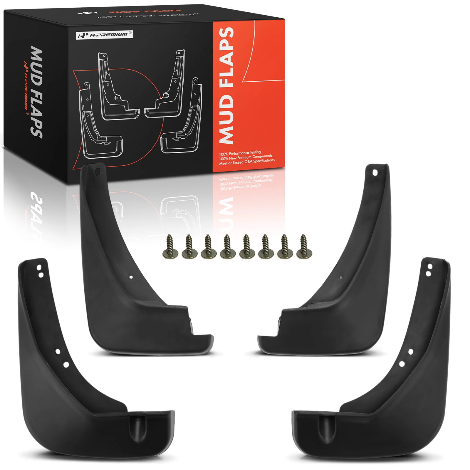 4 Pcs Front & Rear Splash Guards Mud Flaps for Kia Forte 2010-2016 SX EX LX model