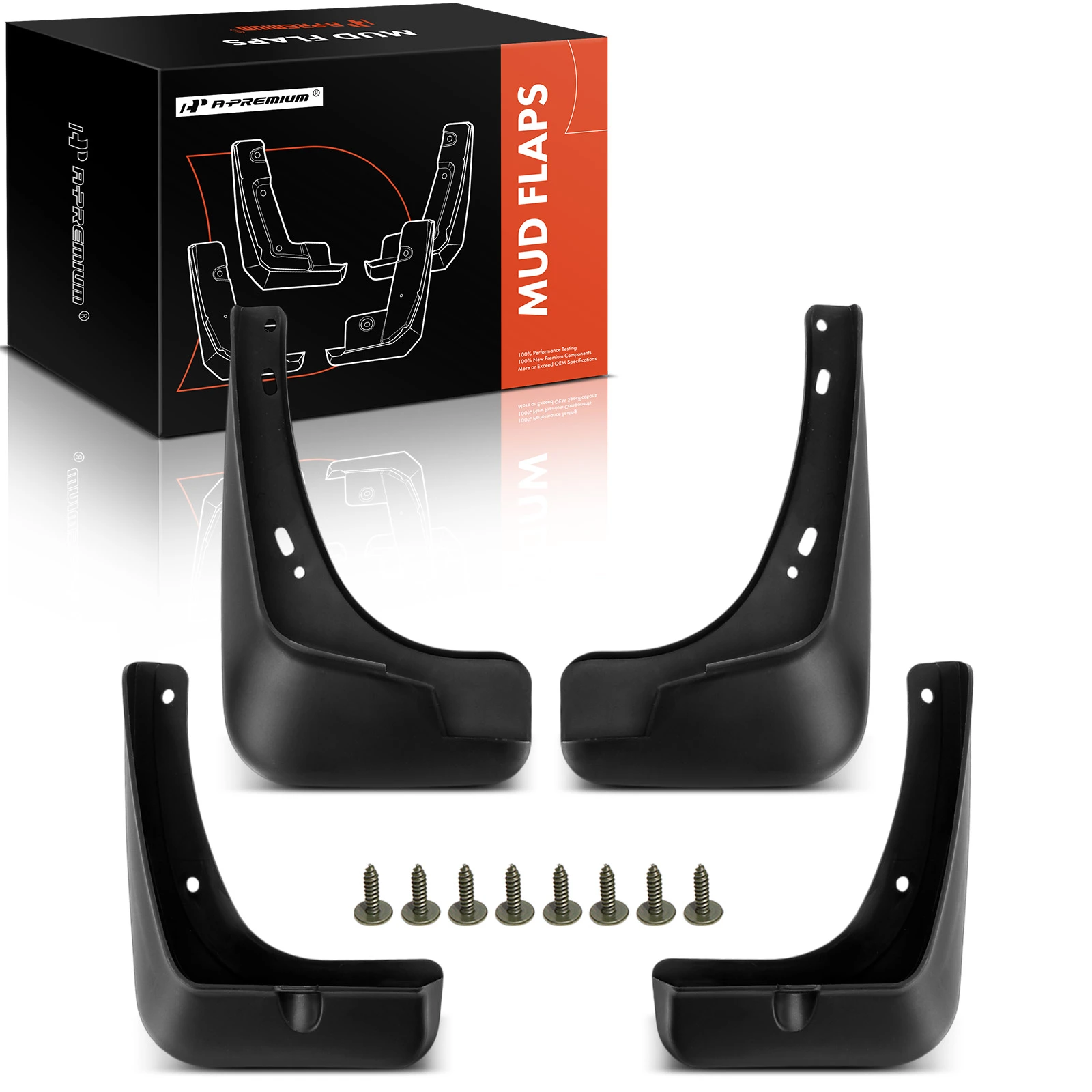 4 Pcs Front and Rear Mud Flaps Splash Guards Fender for 2017-2023 Kia Rio