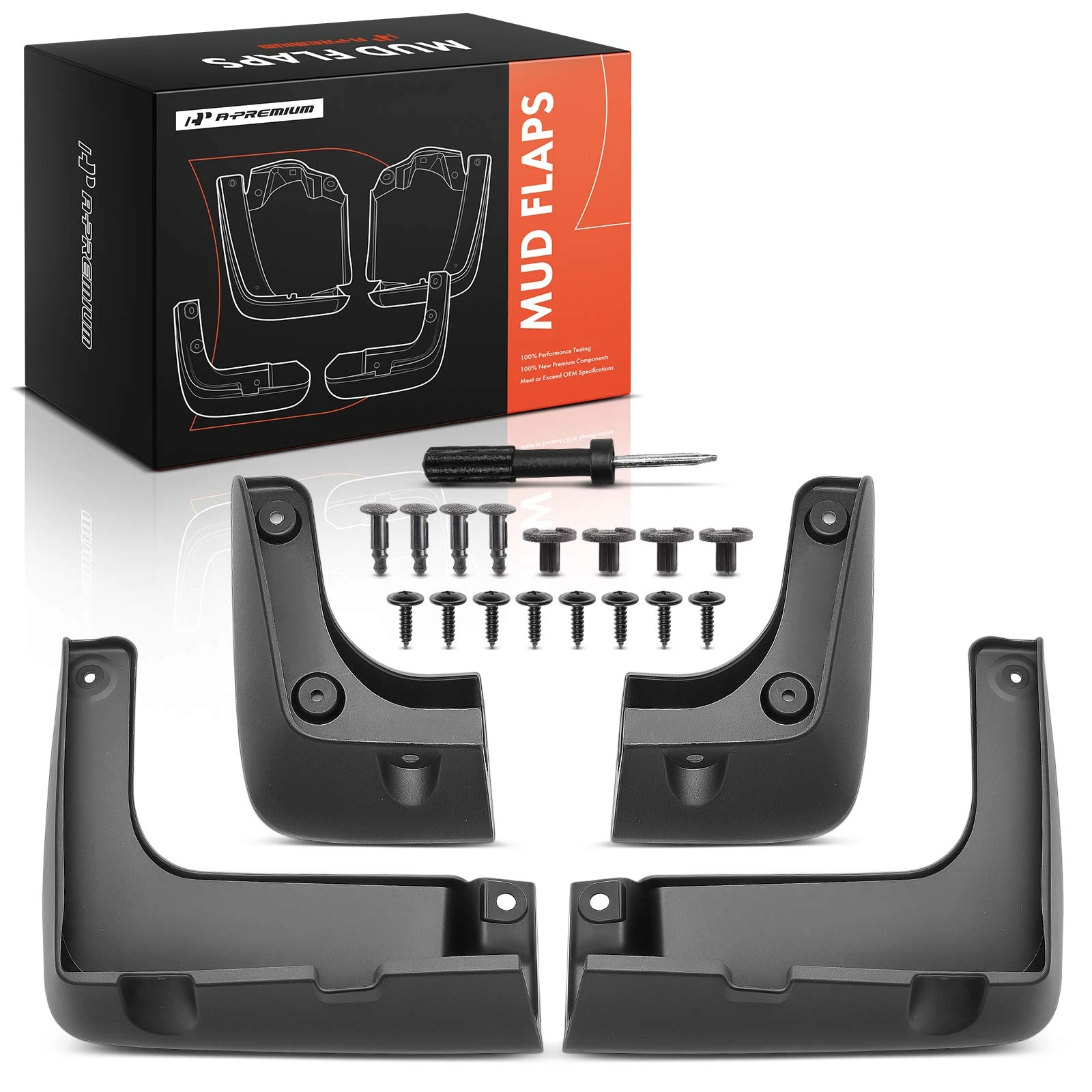 4 Pcs Front & Rear Splash Guards Mud Flaps for 2016-2018 Kia Optima