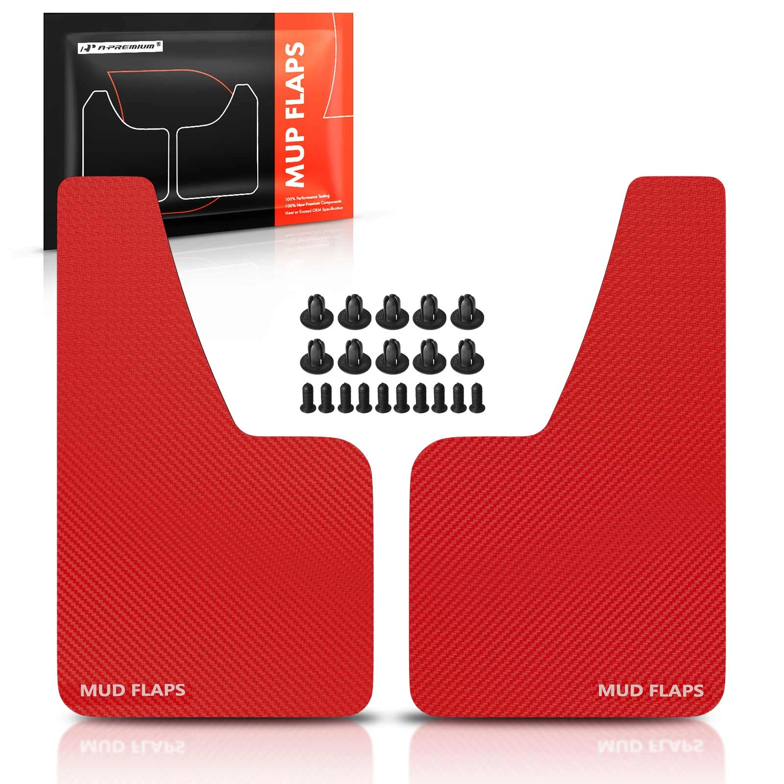 2 Pcs Front or Rear Splash Guards Mud Flaps