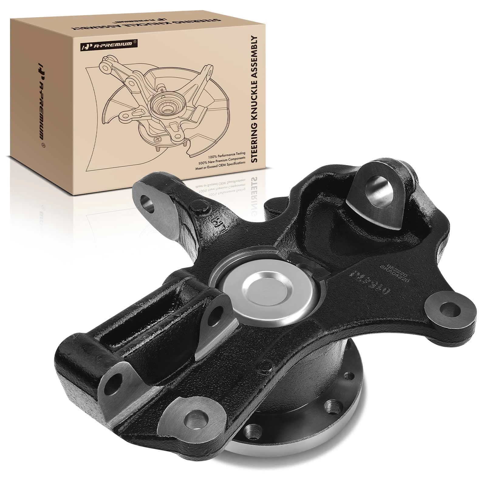 Front Driver Steering Knuckle Assembly