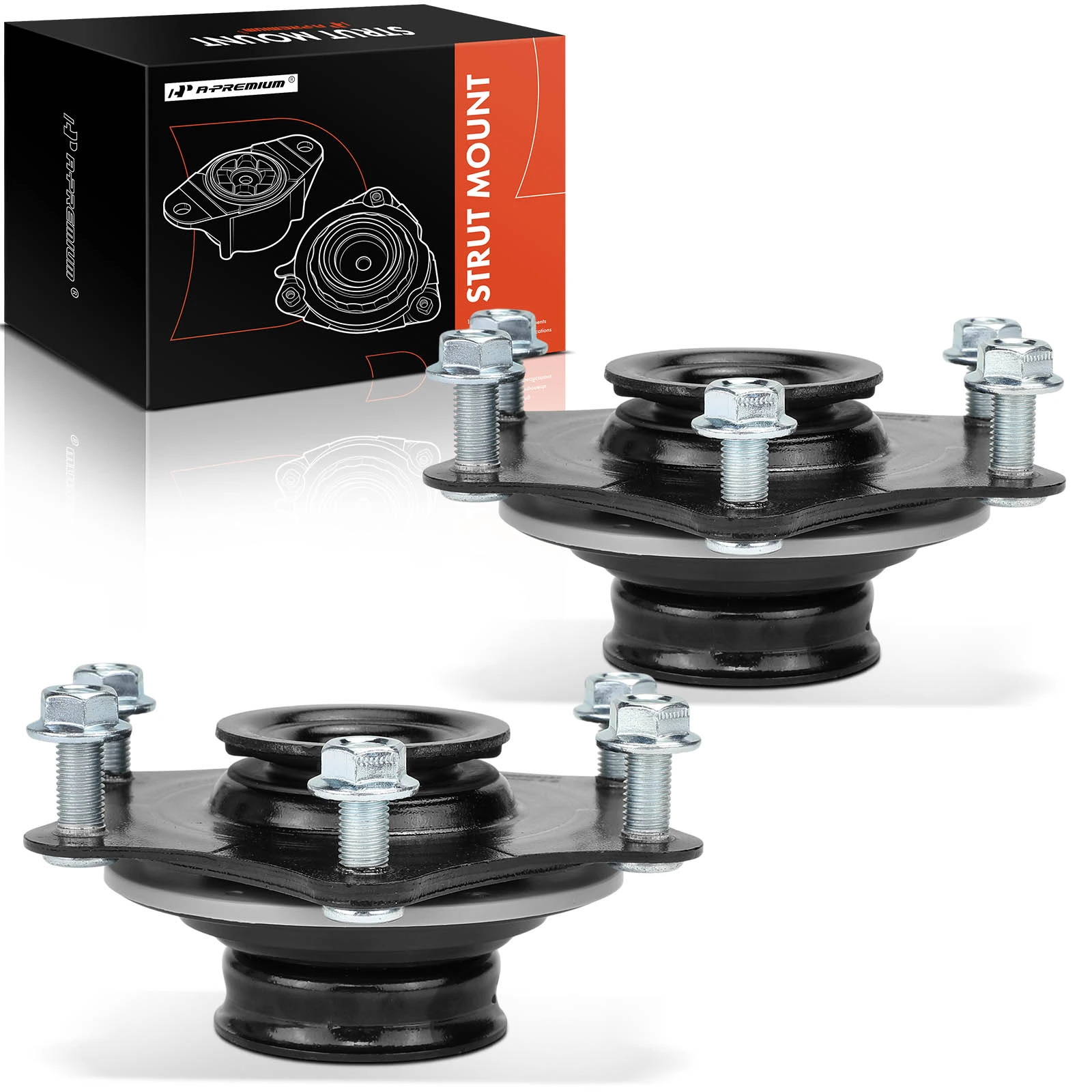 2 Pcs Front Suspension Strut Mount for 2007-2014 Honda CR-V