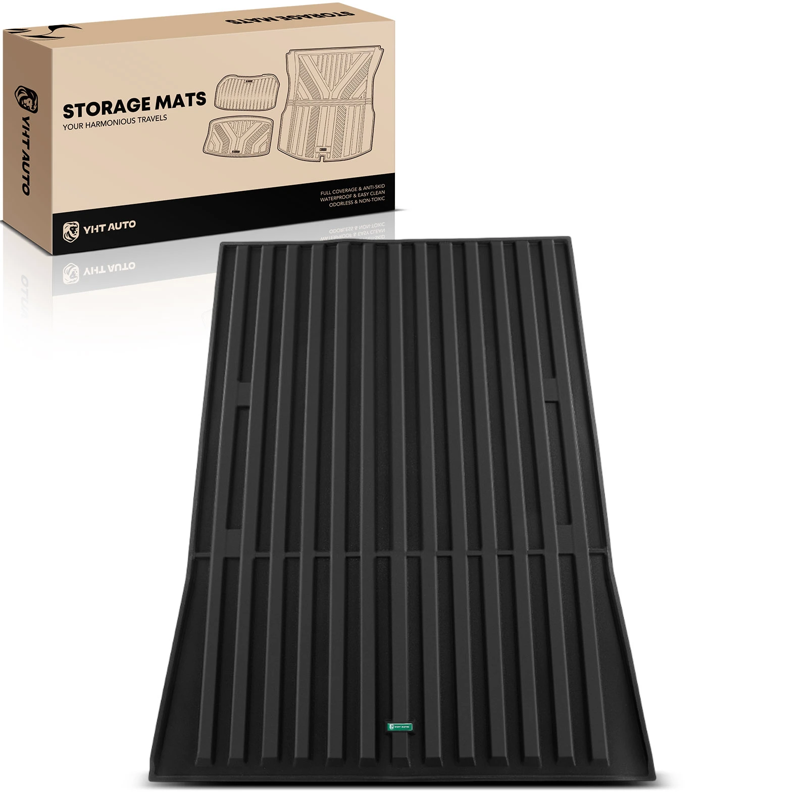 Rear Truck Bed Storage Mat Cargo Liner for Tesla Cybertruck 2024 Crew Cab Pickup