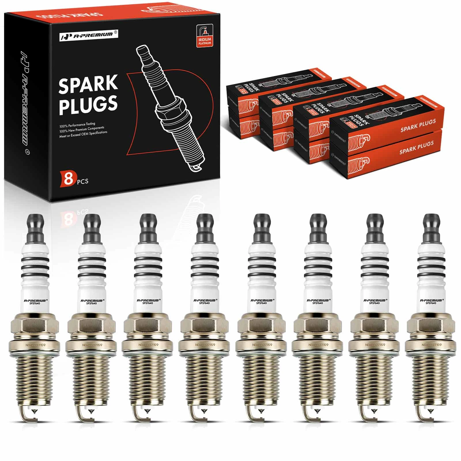 8 Pcs Iridium & Platinum Spark Plugs