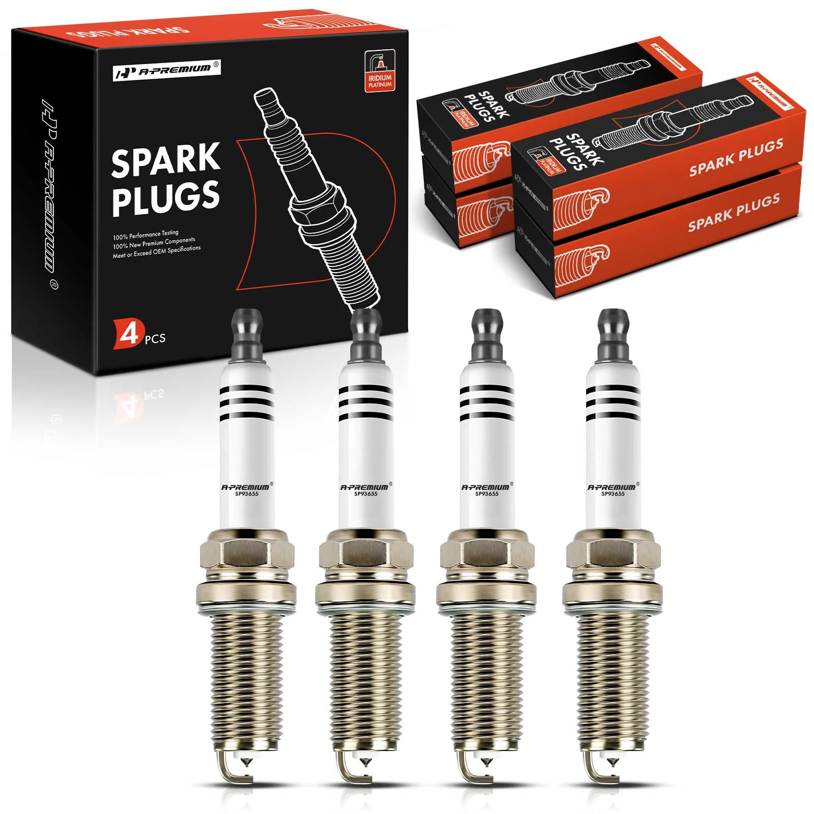 4 Pcs Iridium & Platinum Spark Plugs for 2014-2016 Kia Forte5