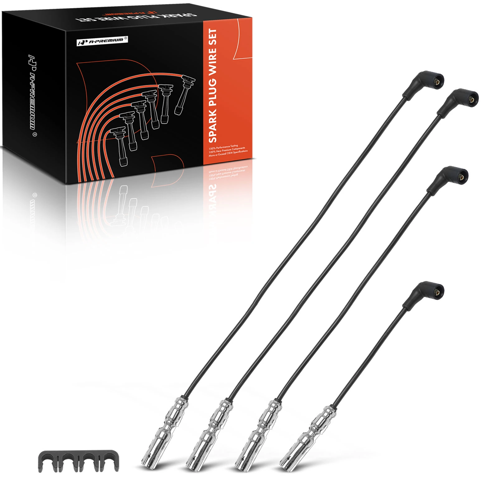 4 Pcs Spark Plug Wire Sets for 1998-2001 Volkswagen Beetle