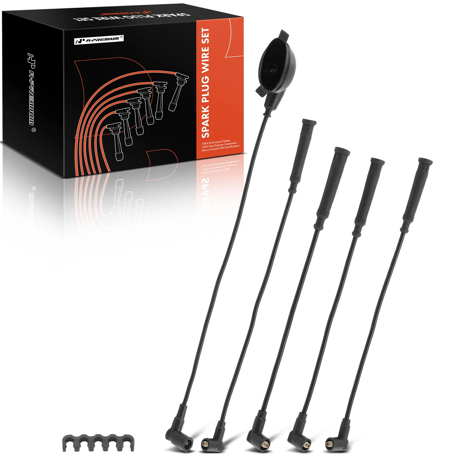 5 Pcs Spark Plug Wire Set for 1984-1985 BMW 318i