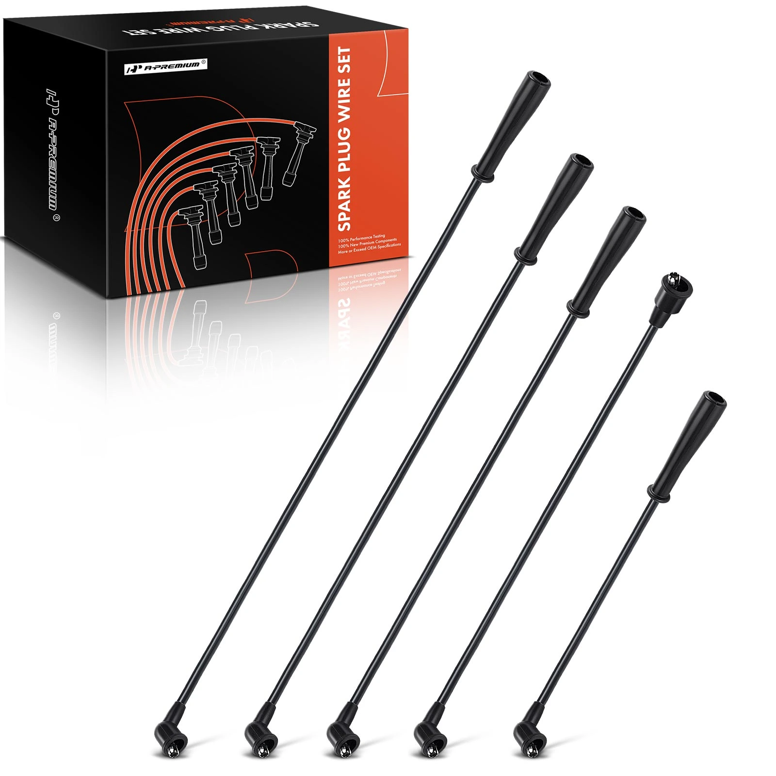 5 Pcs Spark Plug Wire Set