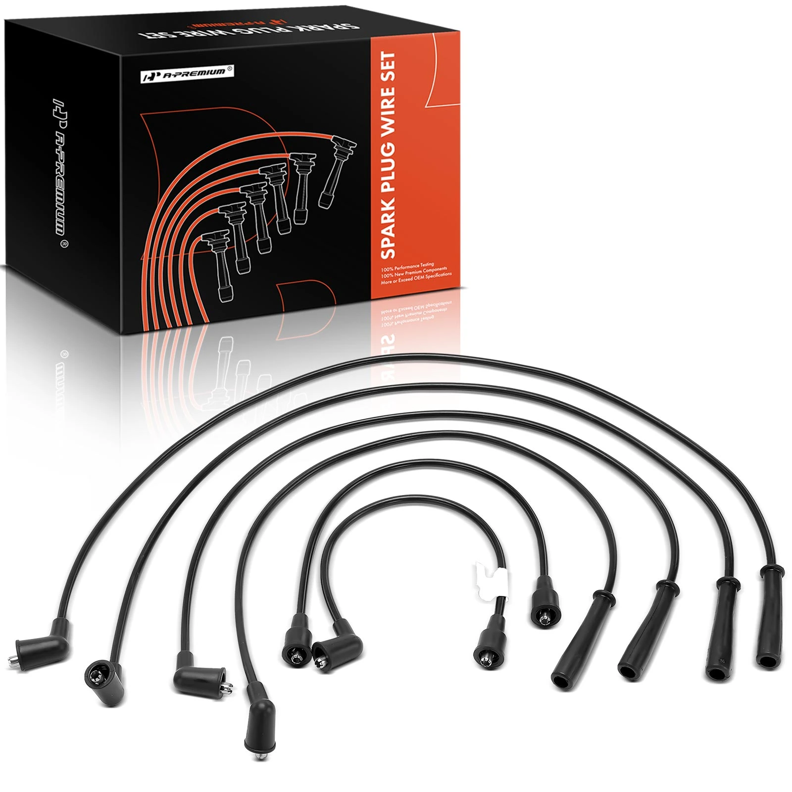 6 Pcs Spark Plug Wire Sets for 1980 Datsun 510