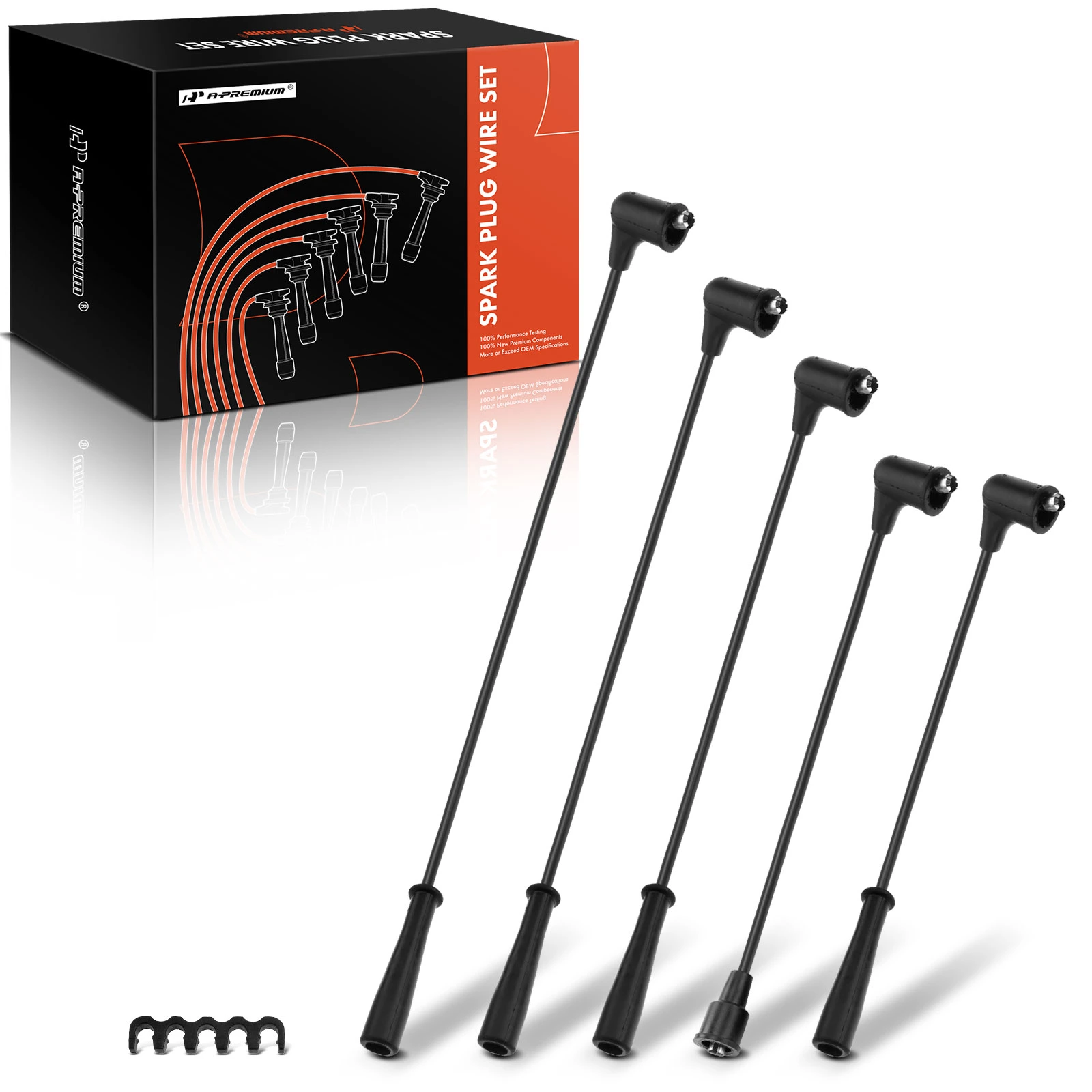 5 Pcs Spark Plug Wire Set