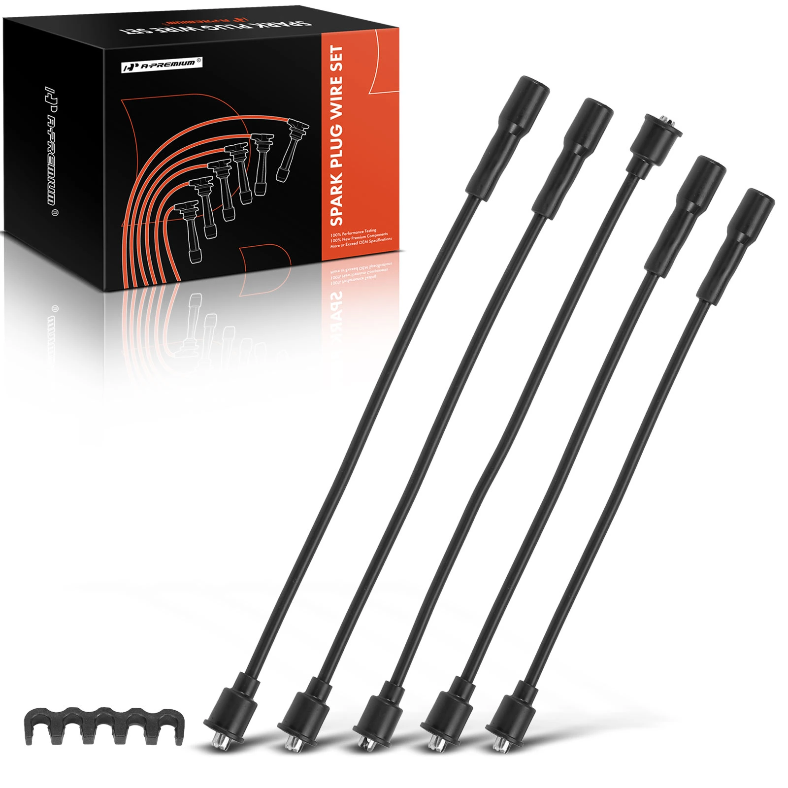 5 Pcs Spark Plug Wire Set