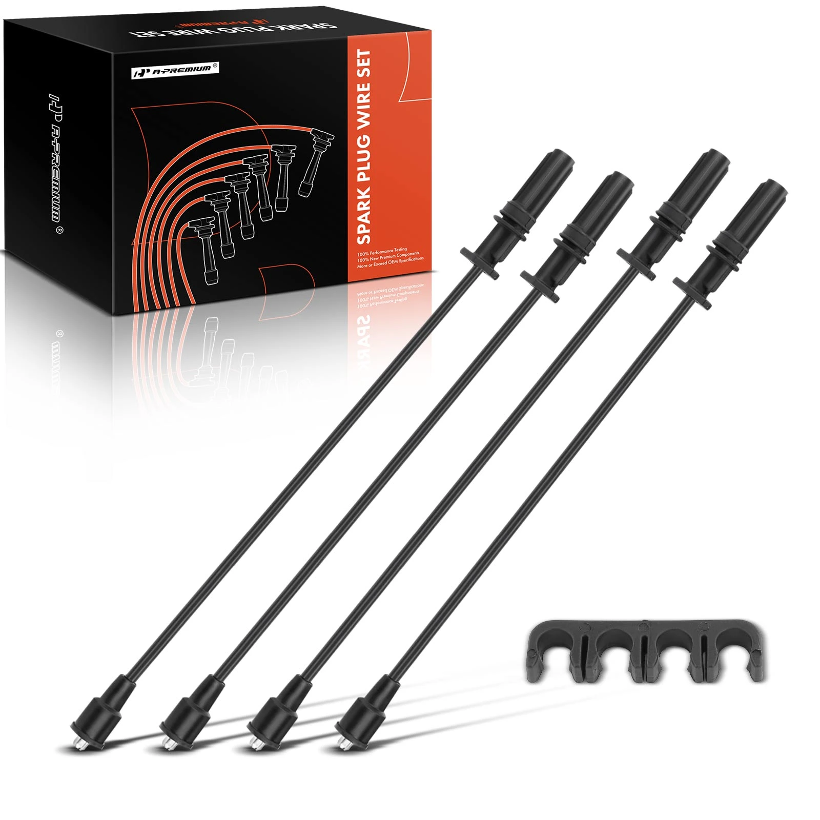 4 Pcs Spark Plug Wire Sets