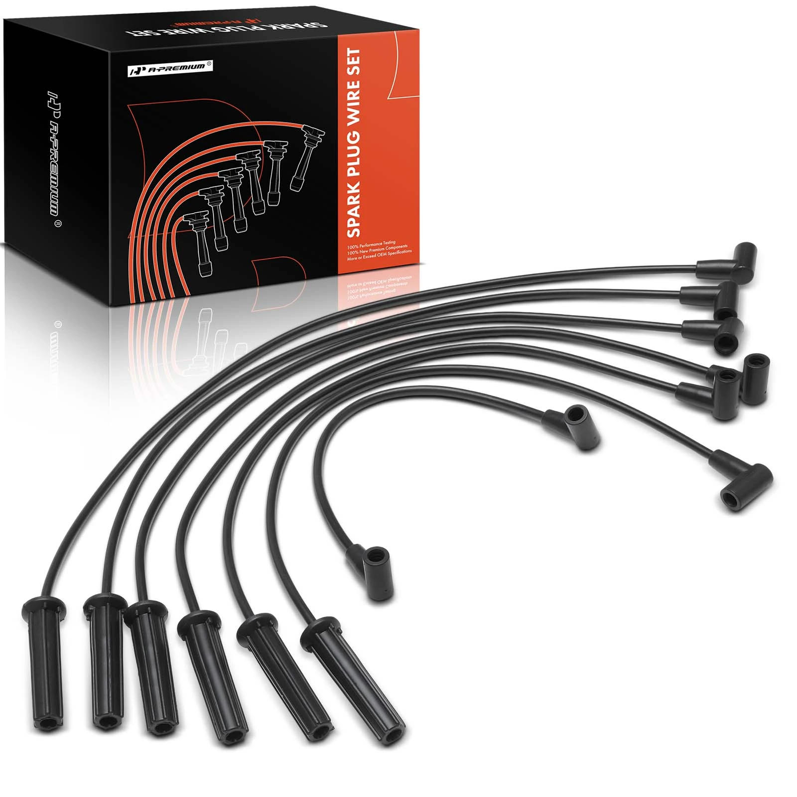 7 Pcs Spark Plug Wire Set