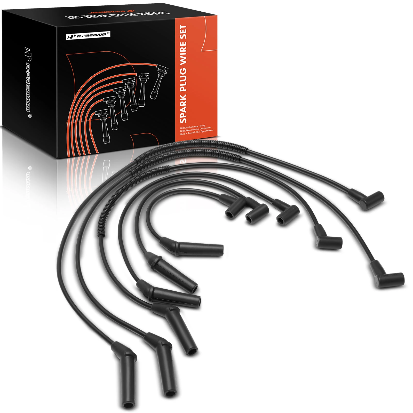 6 Pcs Spark Plug Wire Set