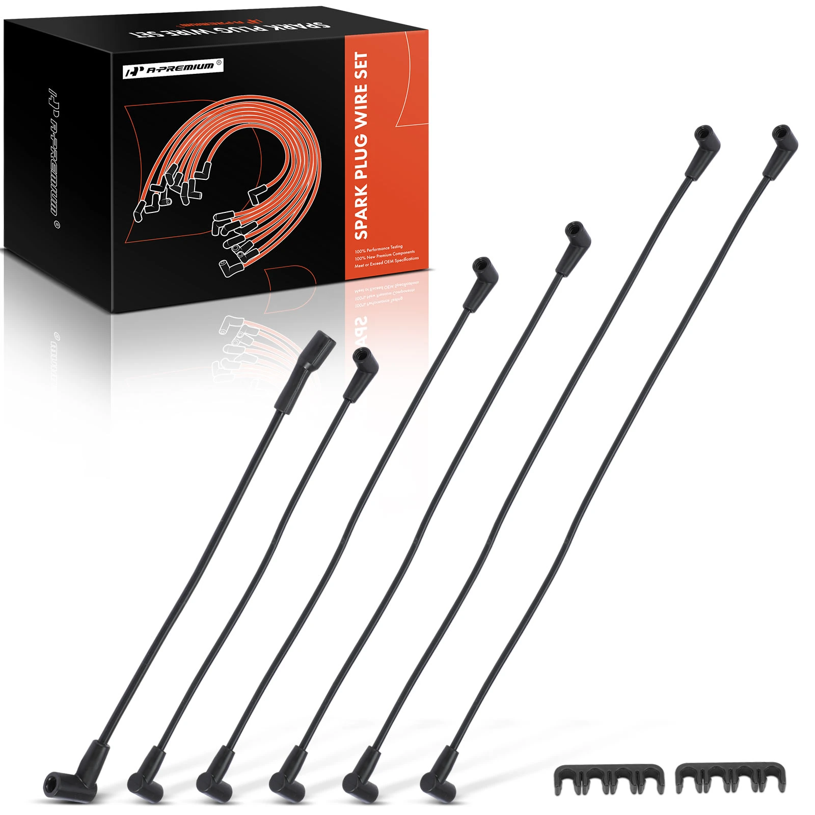 8 Pcs Spark Plug Wire Set