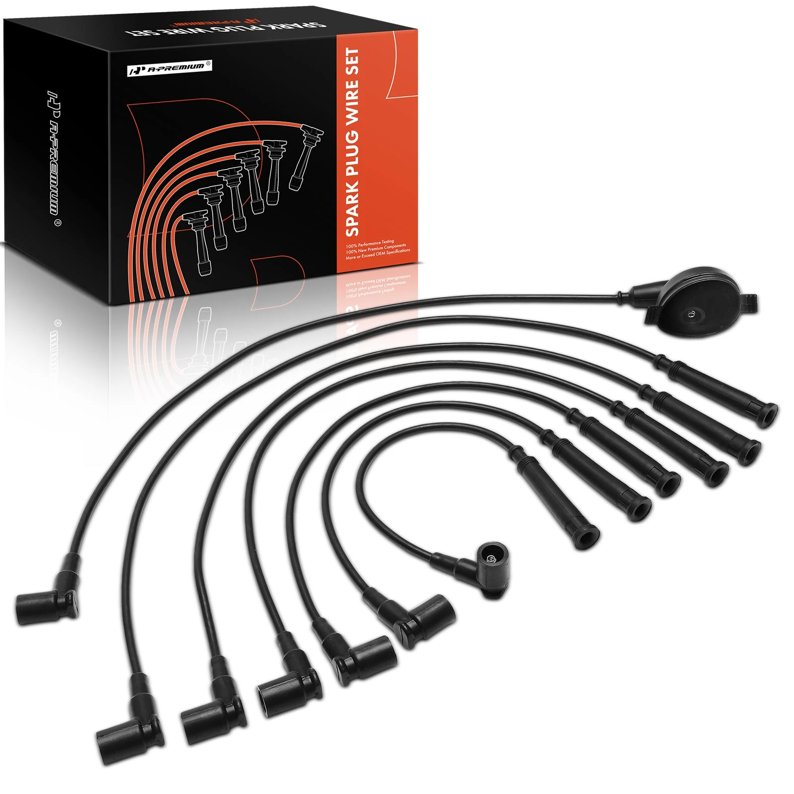 7 Pcs Spark Plug Wire Set for 1983-1984 BMW 533i