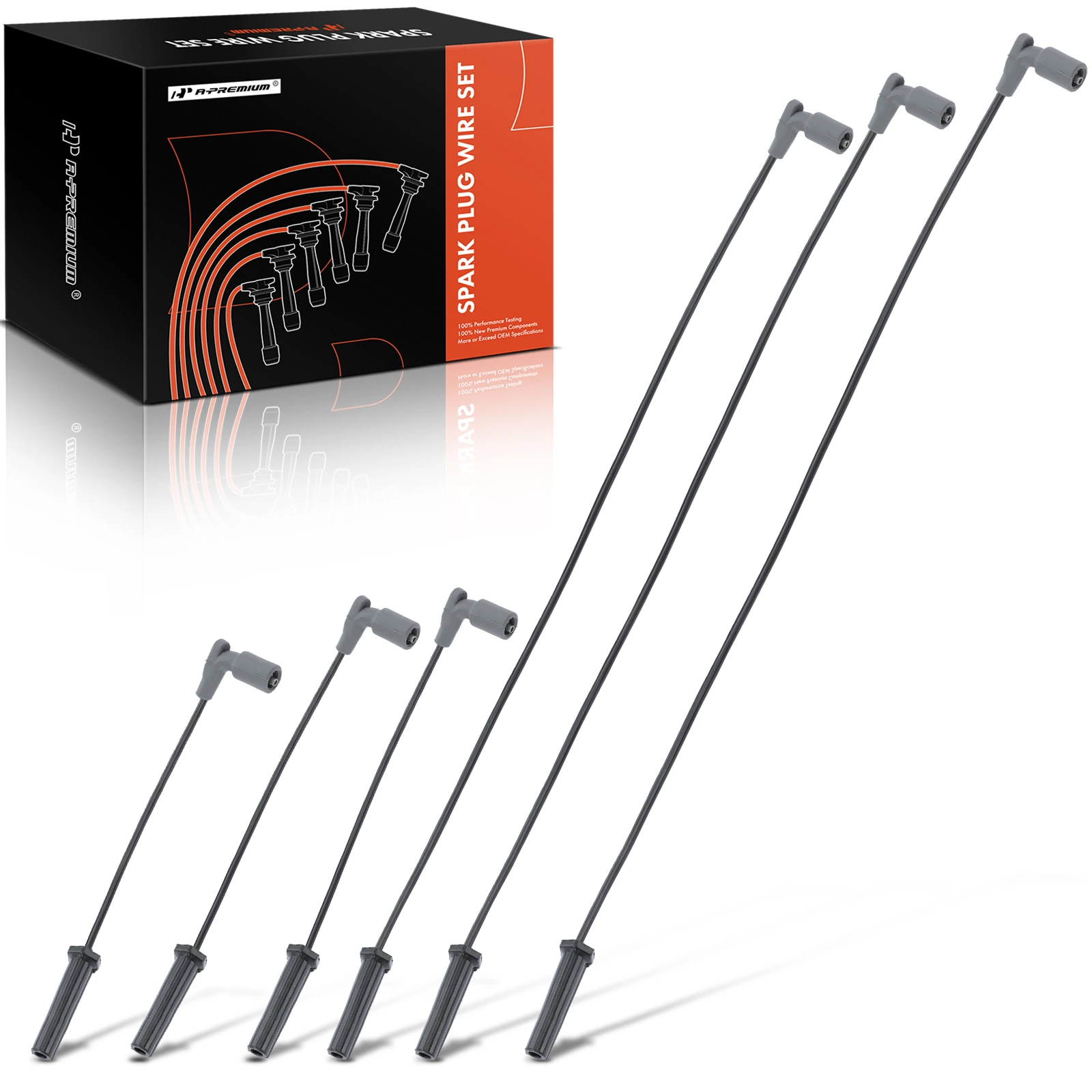 6 Pcs Spark Plug Wire Sets