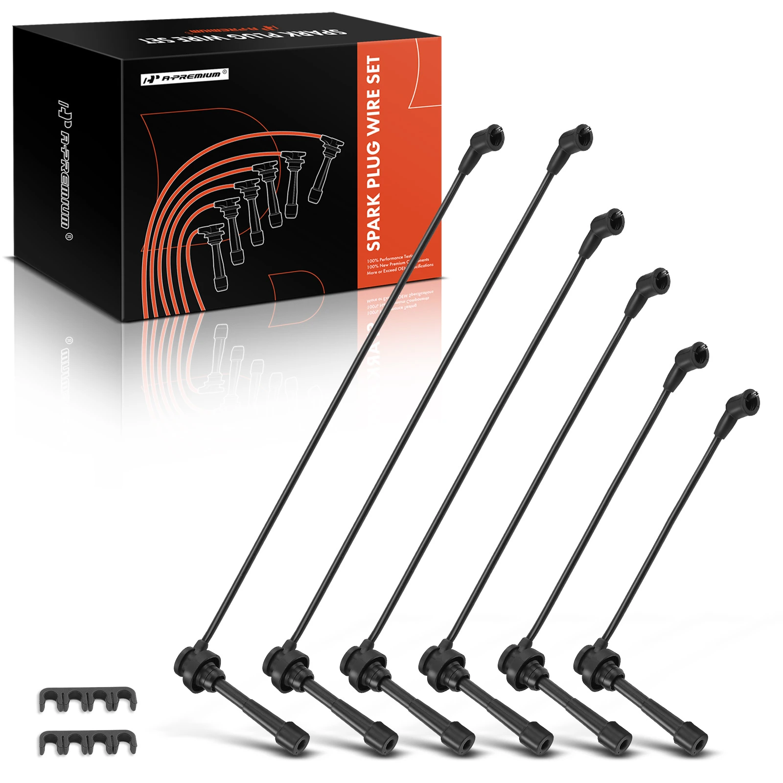 6 Pcs Spark Plug Wire Set