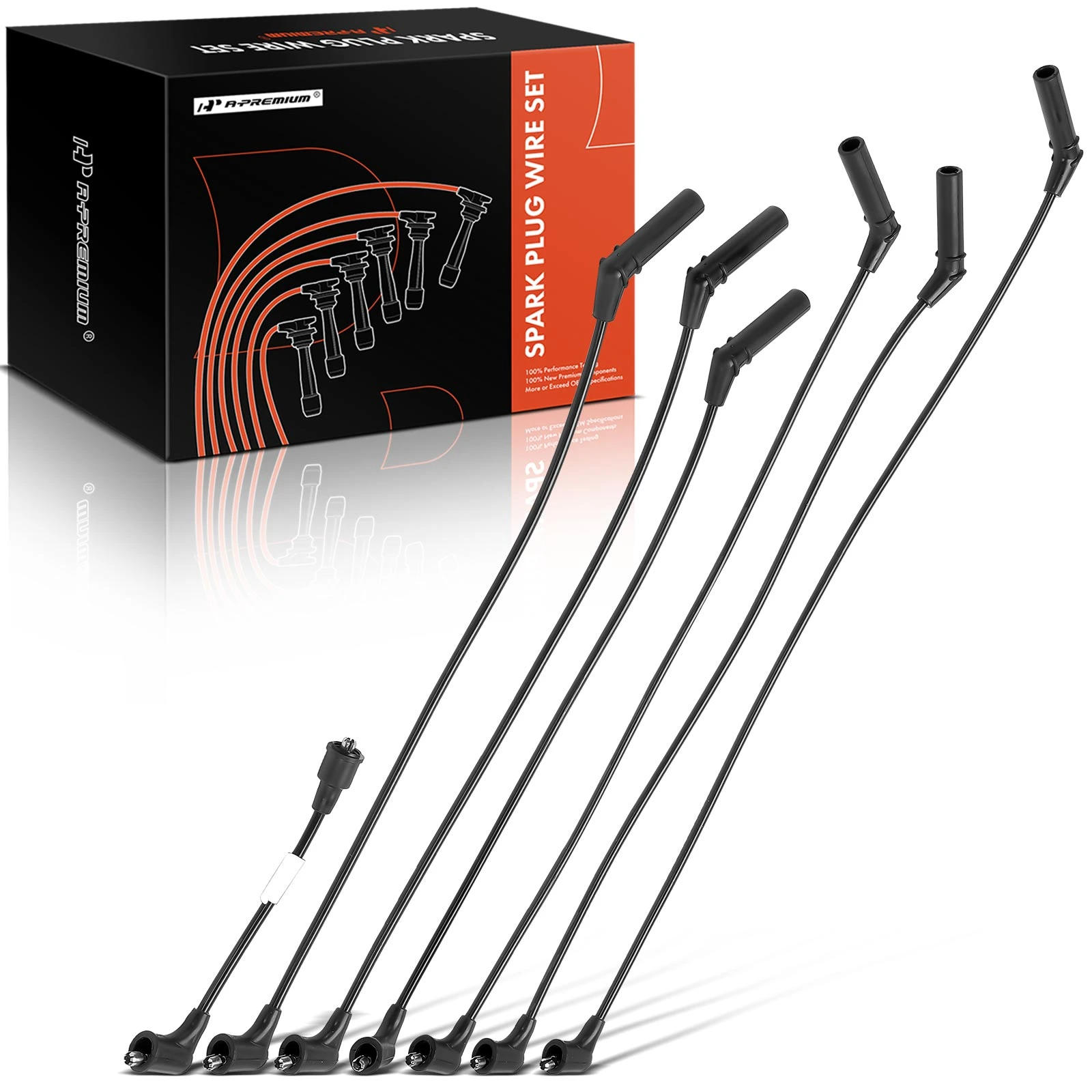 7 Pcs Spark Plug Wire Sets