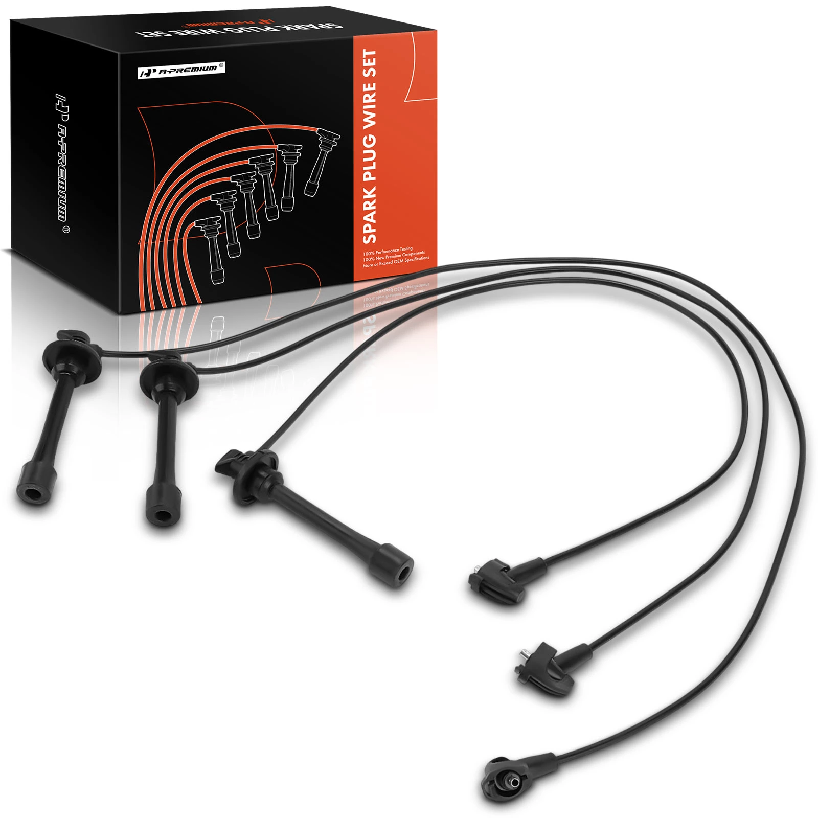 3 Pcs Spark Plug Wire Set