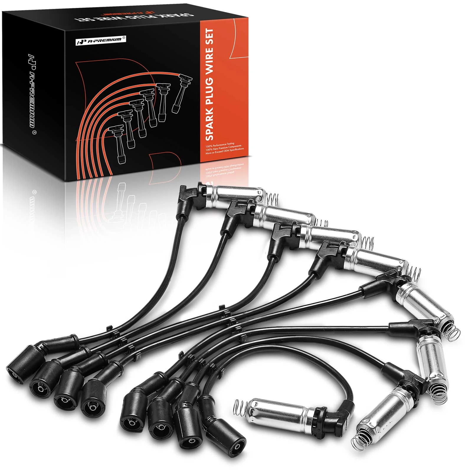 8 Pcs Spark Plug Wire Set for 2014-2019 Chevrolet Corvette