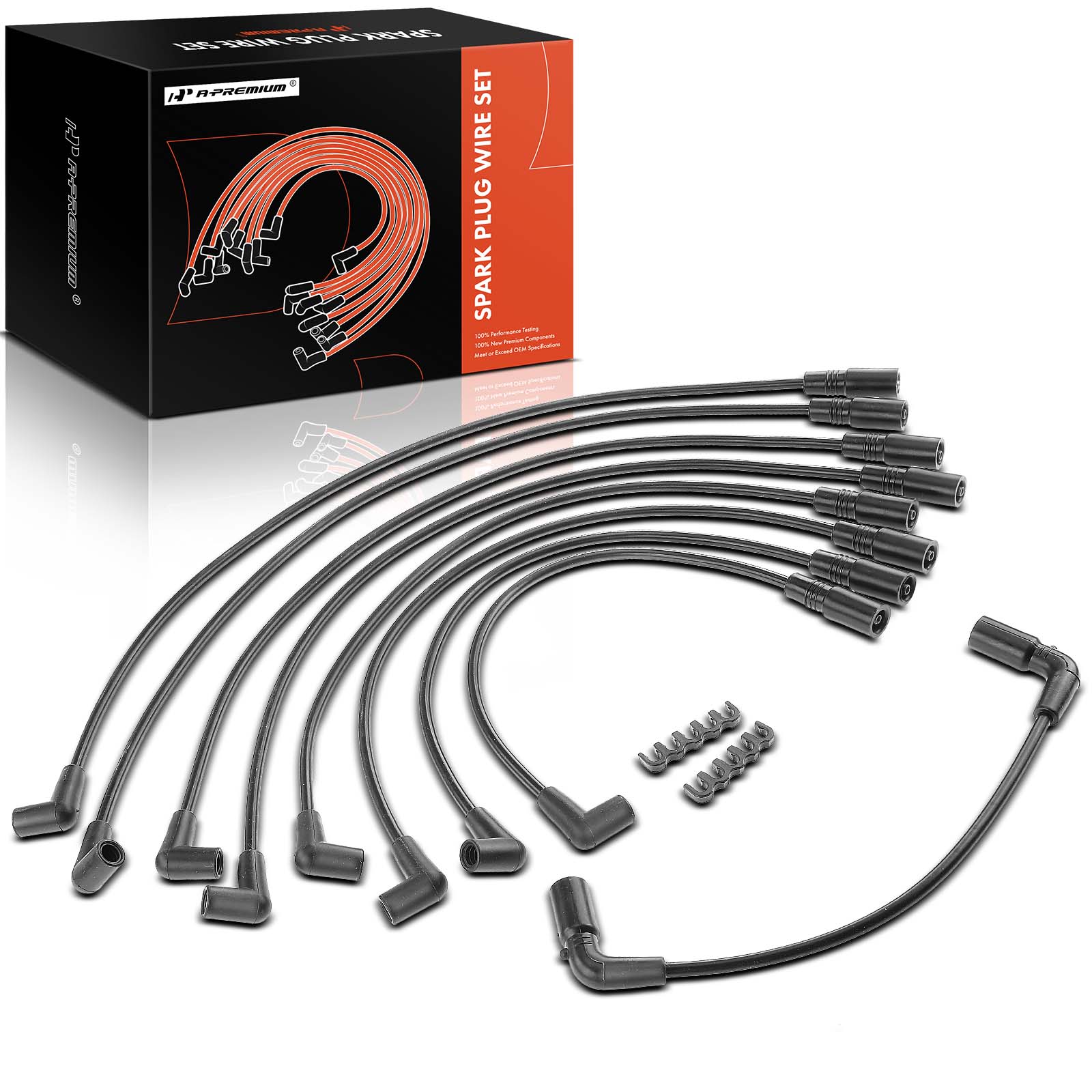 9 Pcs Spark Plug Wire Set