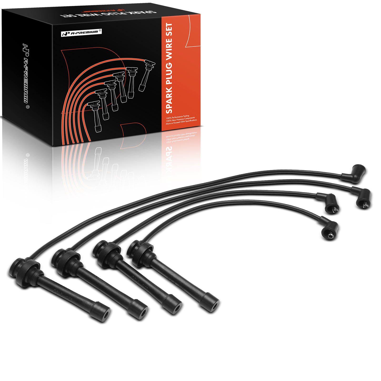 4 Pcs Spark Plug Wire Set