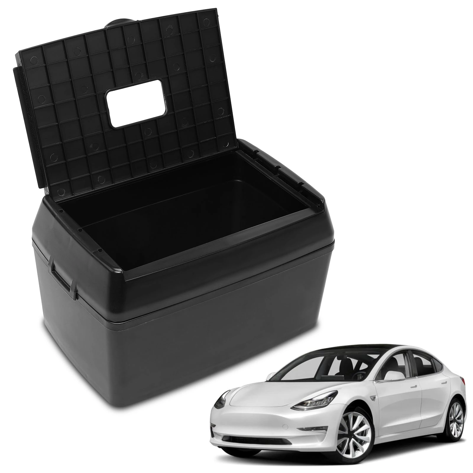 Rear Seat Black Storage Box