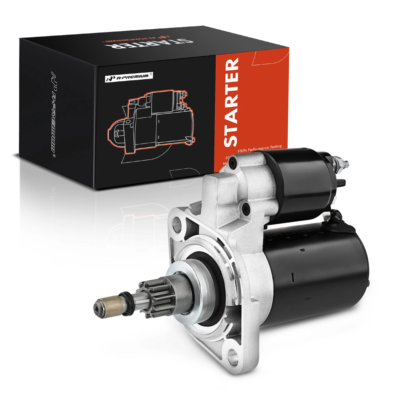 Starter Motor 1.1KW 12V CCW 10 Teeth