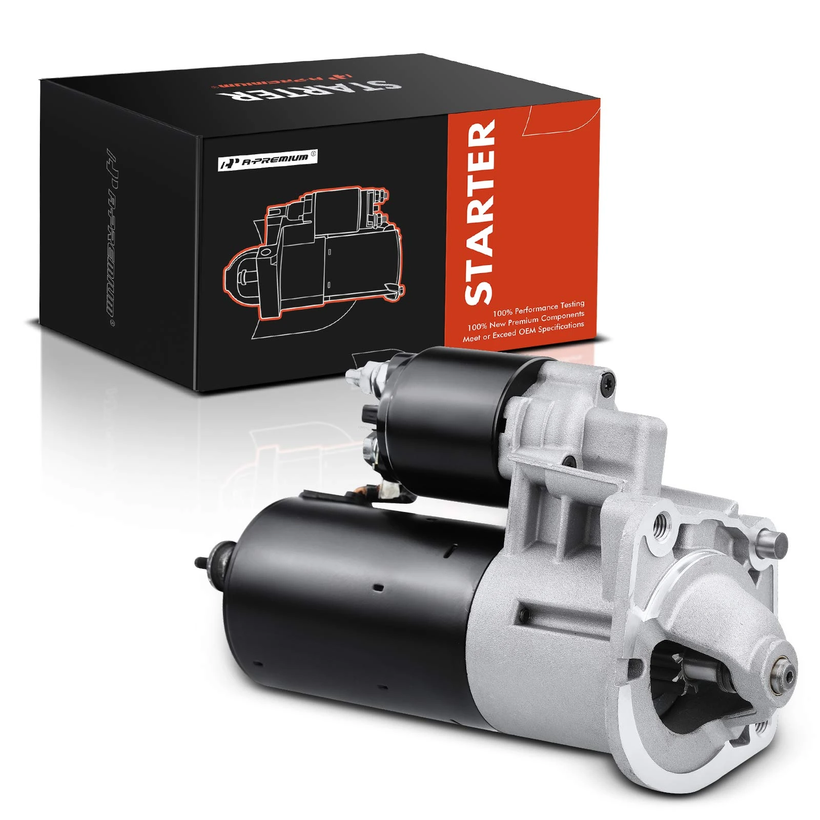 1998-2004 Volvo C70 Starter 1.4 KW 12V Clockwise 9 Teeth A-Premium APSTR039