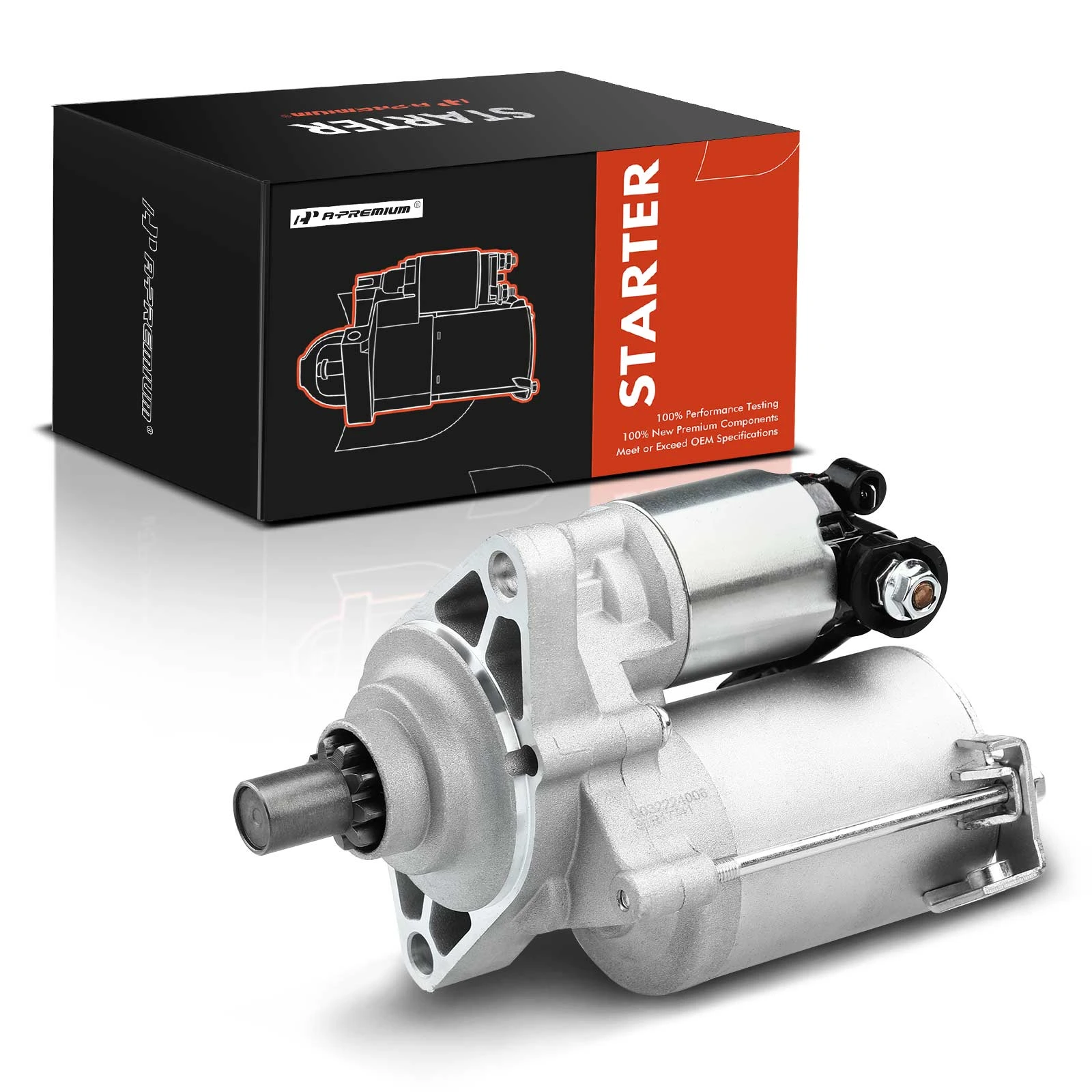 1998-2005 Acura EL Starter 1.2 KW 12V Clockwise 9 Teeth A-Premium APSTR340