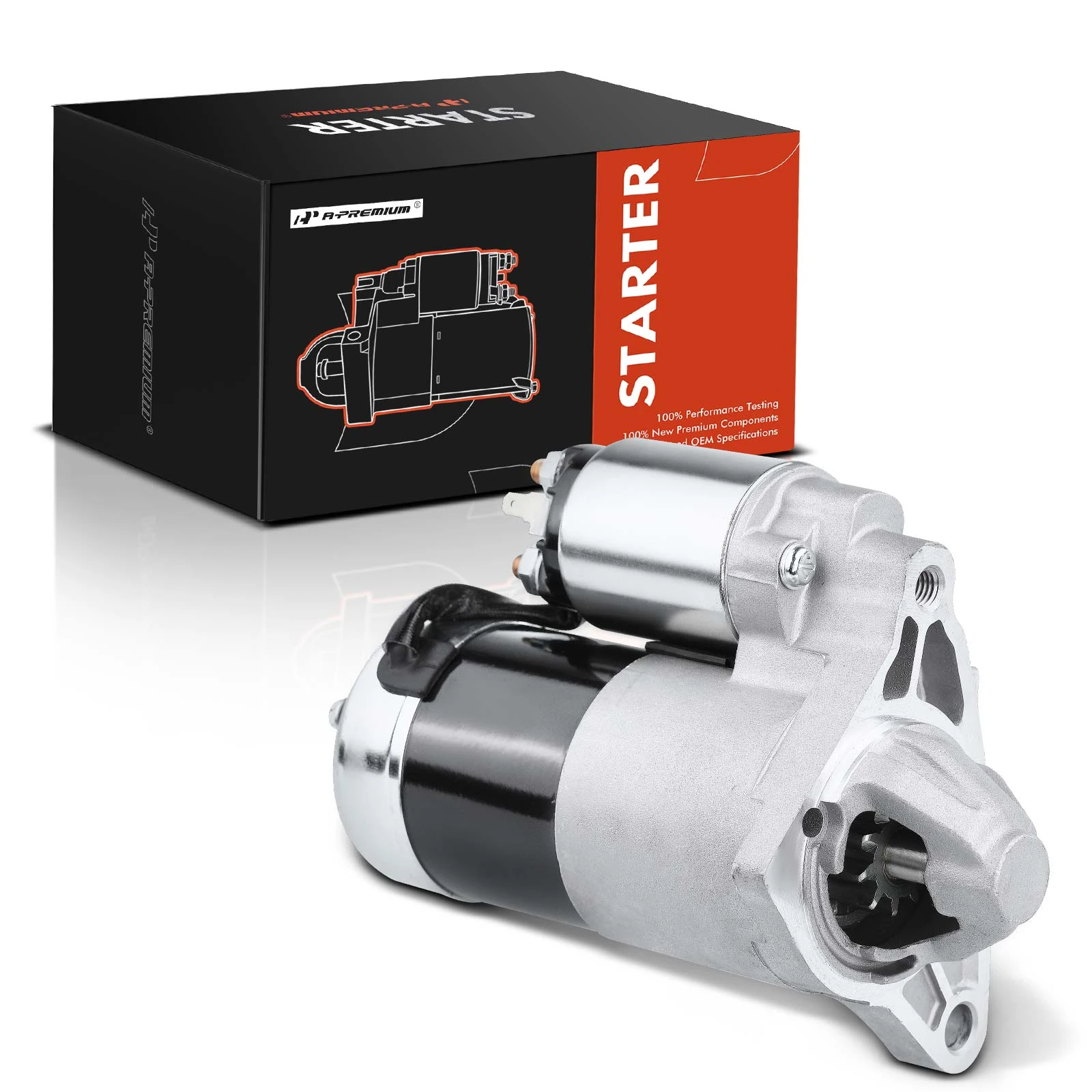 2003-2004 Jeep Grand Cherokee Starter 1.2 KW 12V Clockwise 10 Teeth A-Premium APSTR113