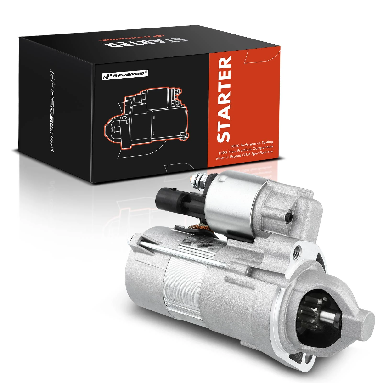 Starter Motor 1.7KW 12V CW 9 Teeth
