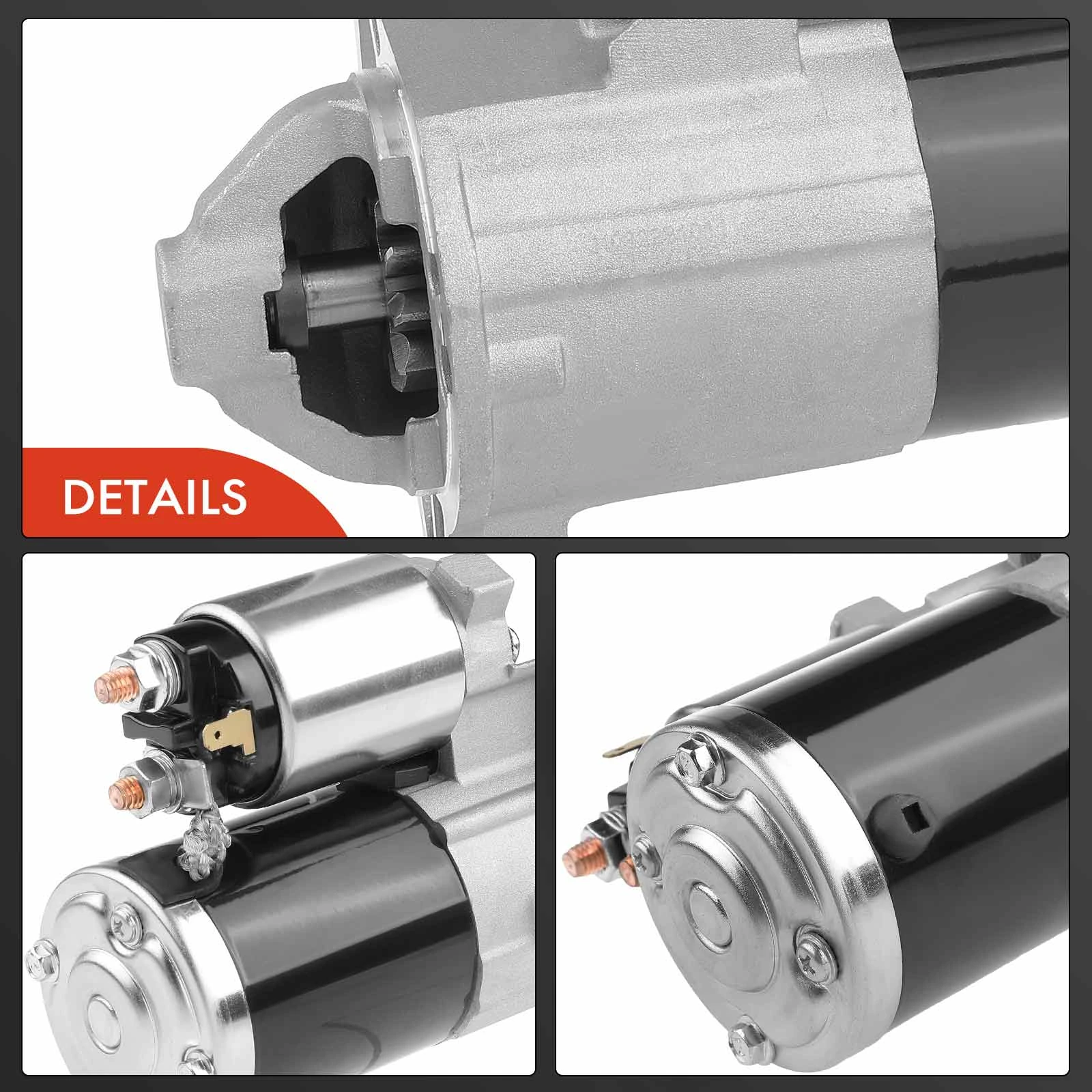 Aftermarket Replacement Starter Motor 12v 1.7Kw 11T CW 129608-77010 - View #5