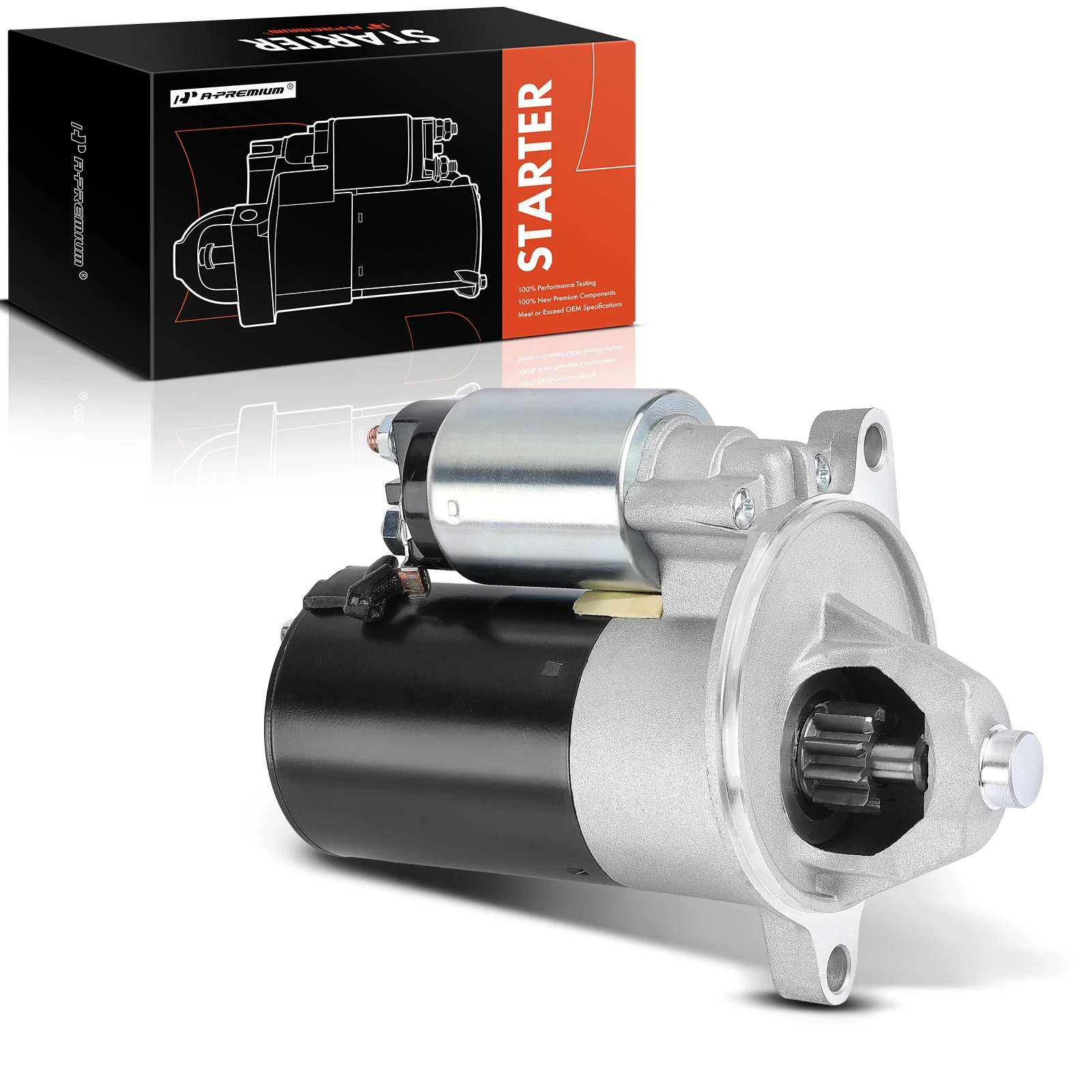 1998-2001 Mazda B2500 Starter 1.4 KW 12V Clockwise 10 Teeth A-Premium APSTR249