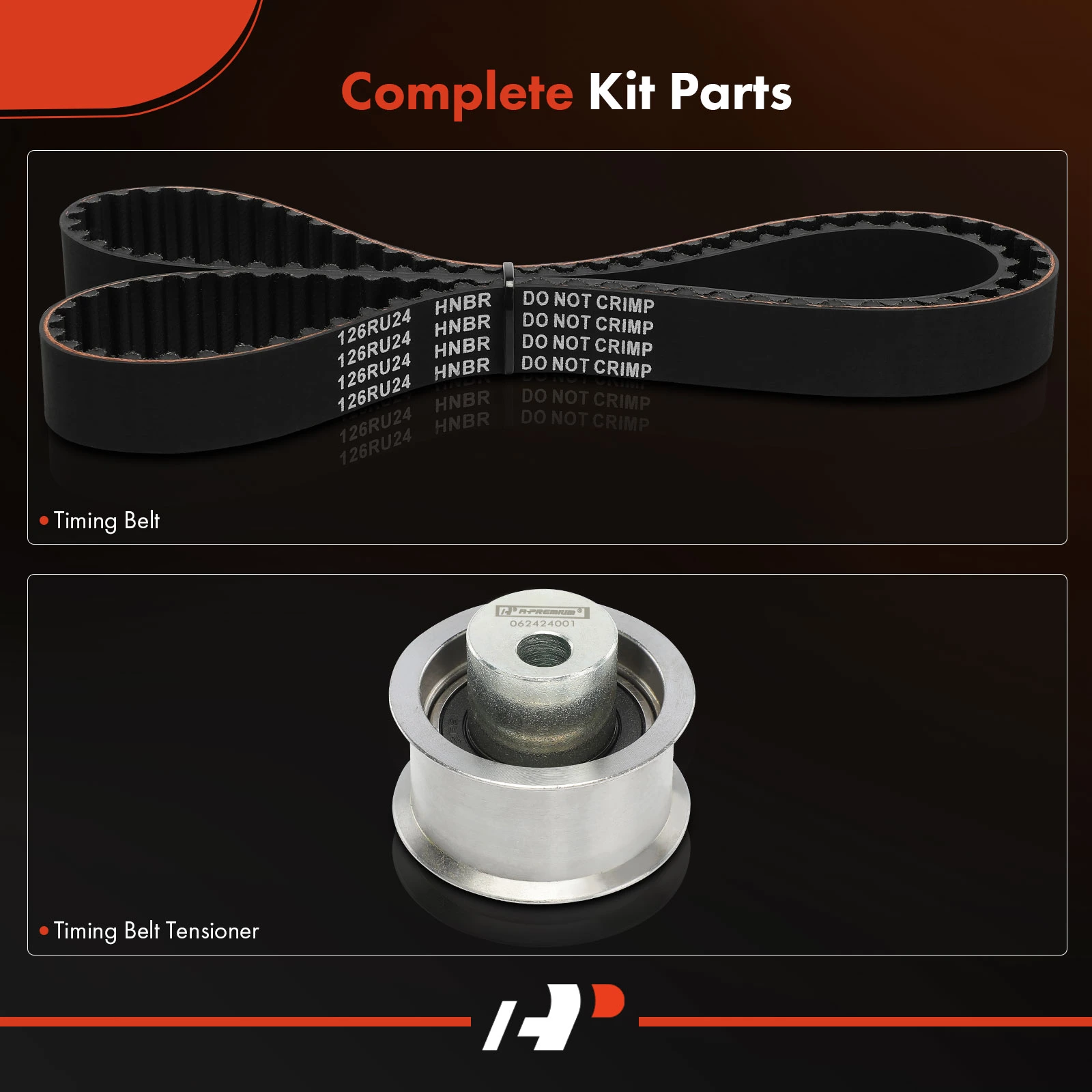 2 Pcs Timing Belt Kit for Dodge Grand Caravan Chrysler Dynasty LeBaron Plymouth