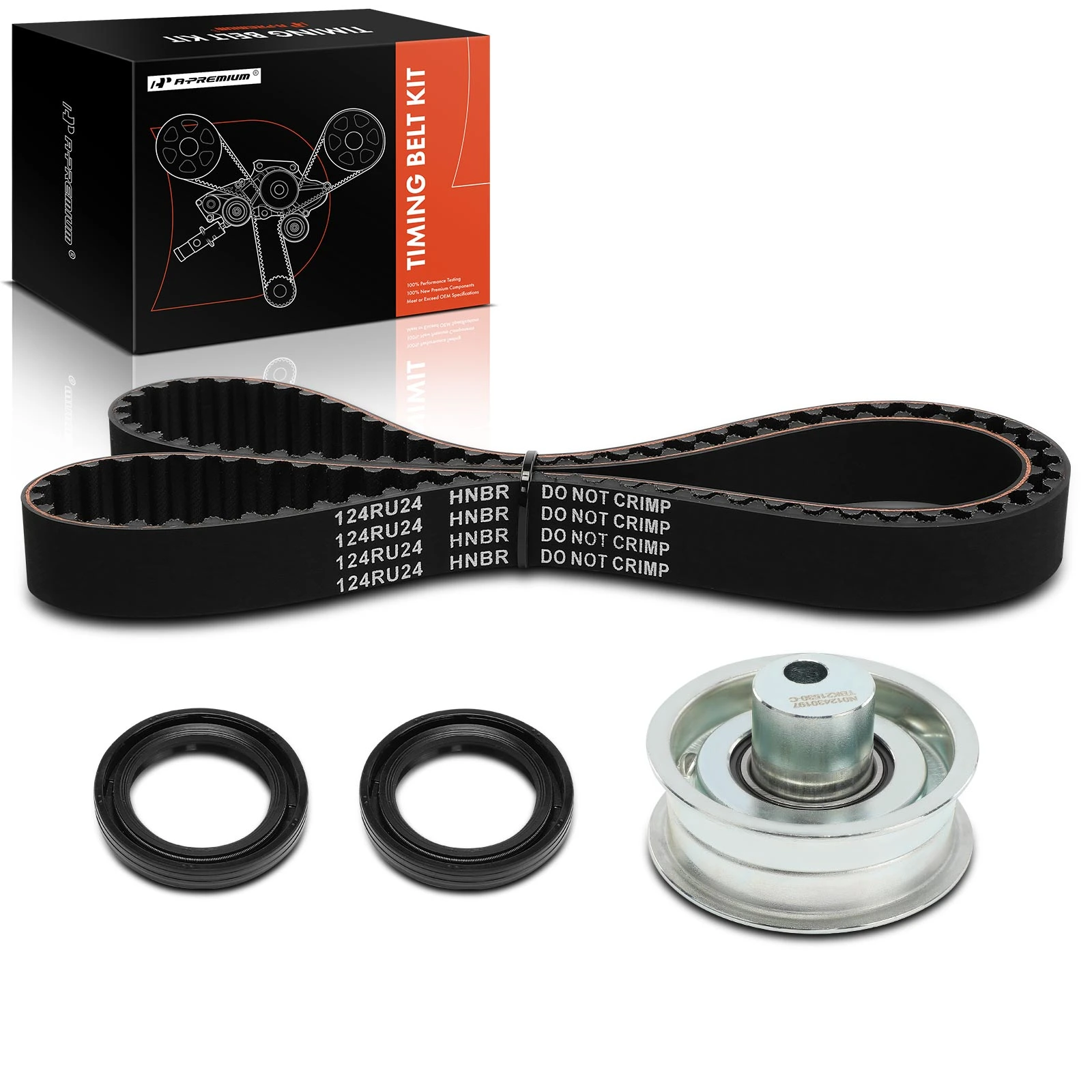 4 Pcs Timing Belt Kit for 1989-1992 Chrysler Dynasty