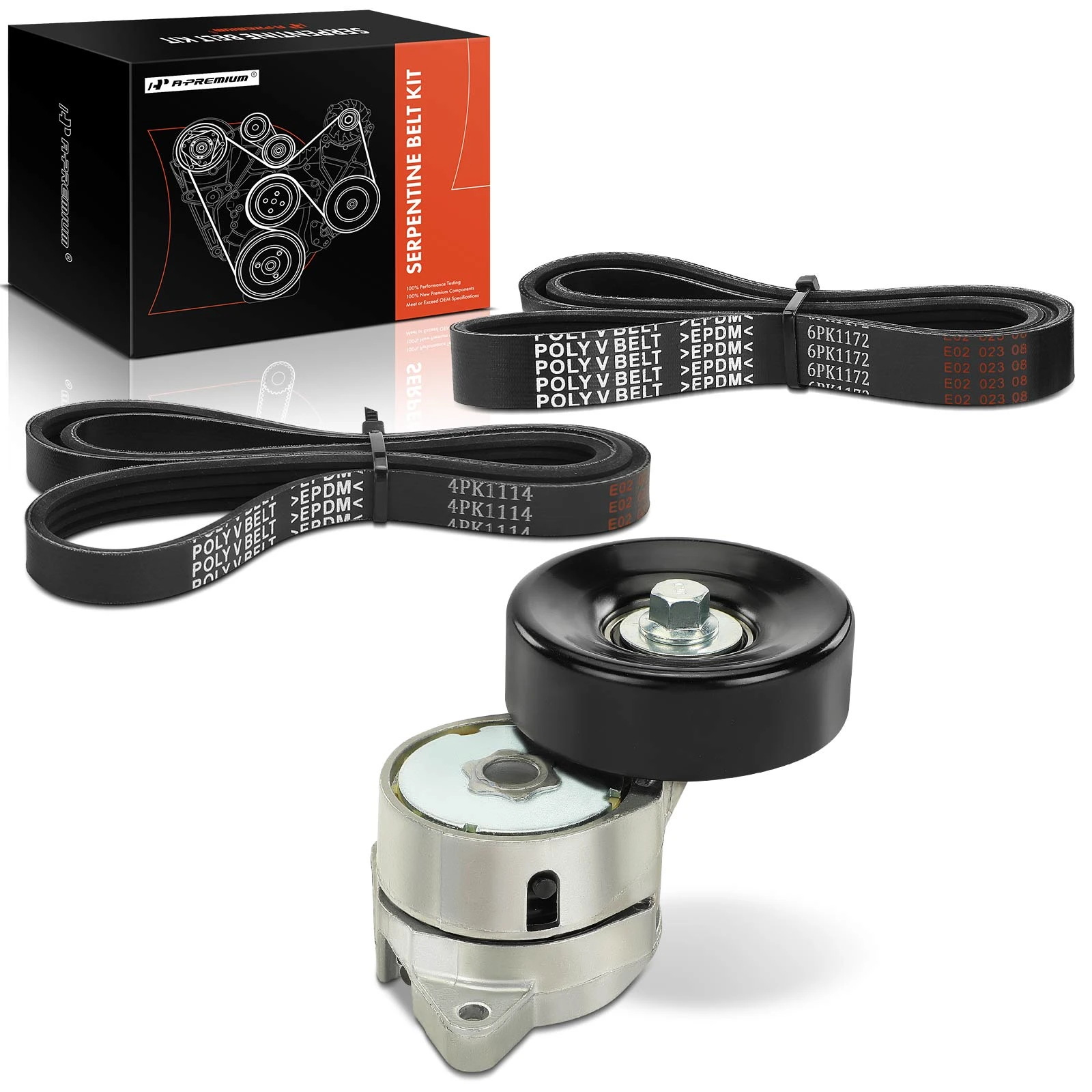 3 Pcs Serpentine Belt Drive Component Kit for 1997-1999 2001-2003 Acura CL