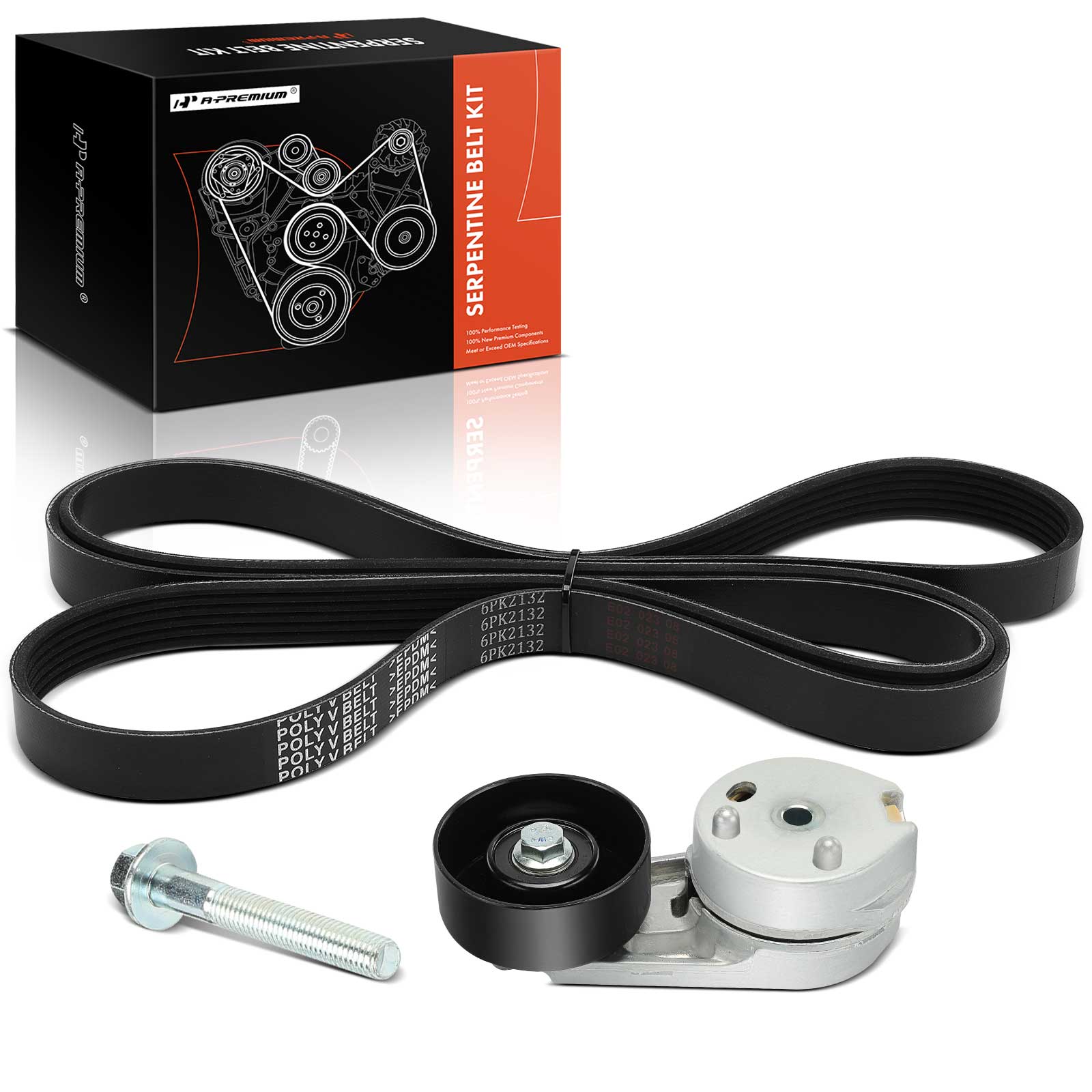 3 Pcs Serpentine Belt Drive Component Kit for 2005-2007 Mercury Montego